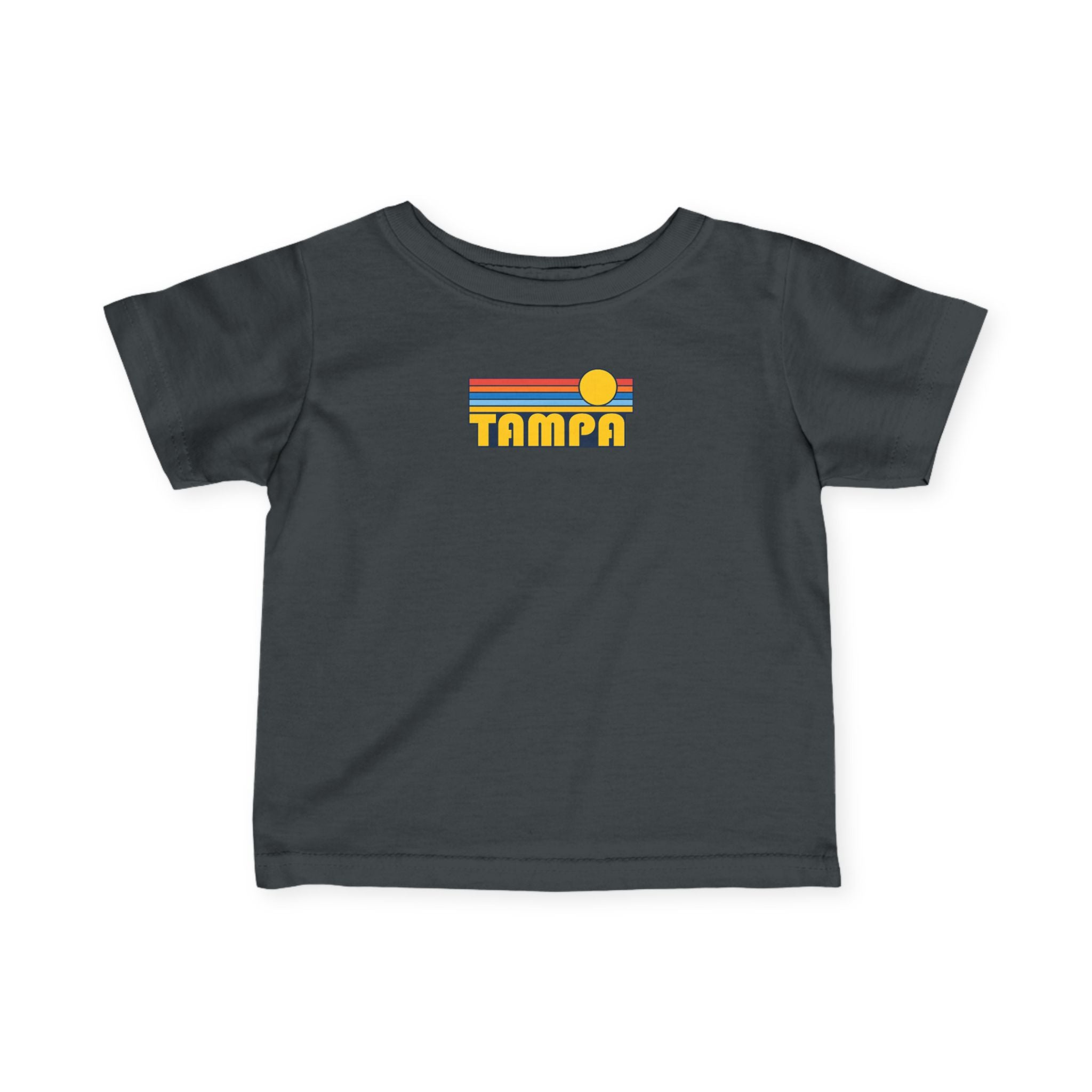 Tampa Infant Tee — Retro Sunset Logo Baby Shirt