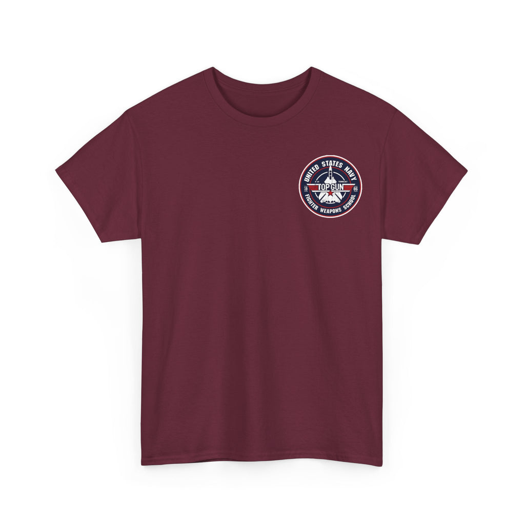 US Navy Top Gun School T-Shirt — 'High Speed' Vintage Cotton T-Shirt