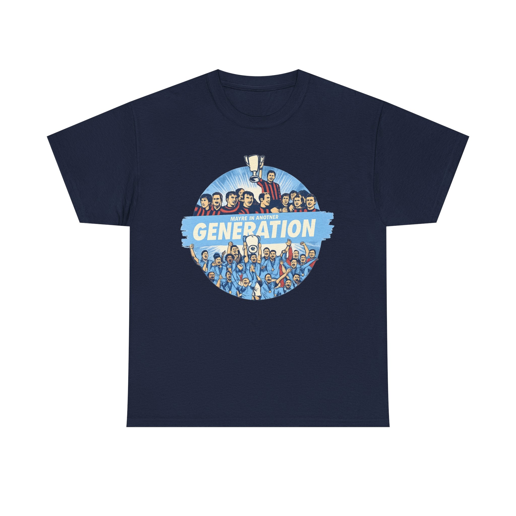 Manchester City Maybe in Another Generation Champions T‑Shirt — Retro Team Fan Tee