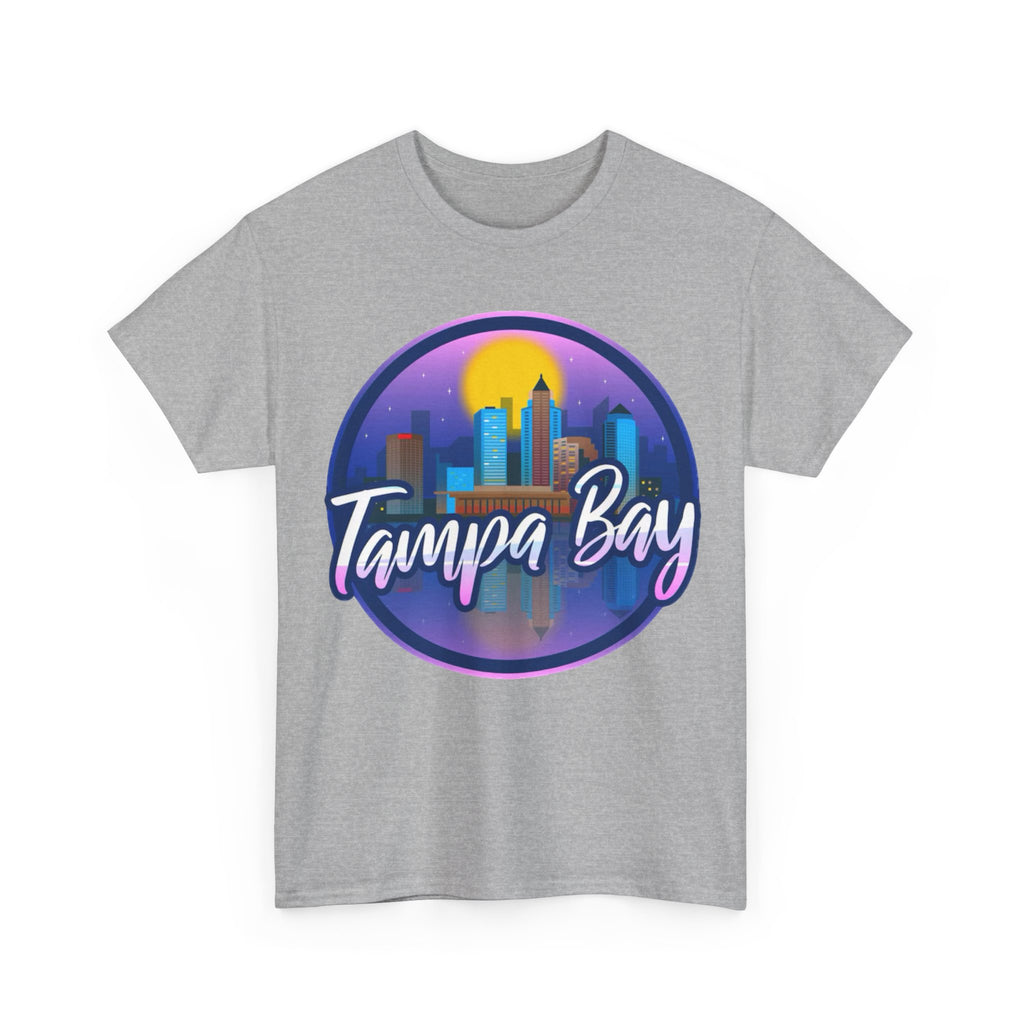 Tampa Bay Skyline T-Shirt — Retro Sunset Cityscape Tee