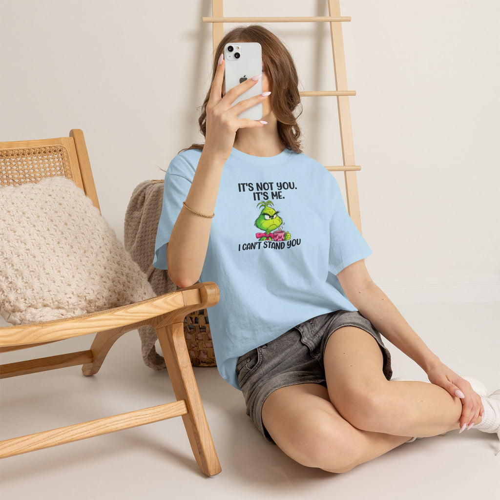 Grumpy Grinch Tee – "It's Not You. It's Me. I Can't Stand You" Christmas Shirt