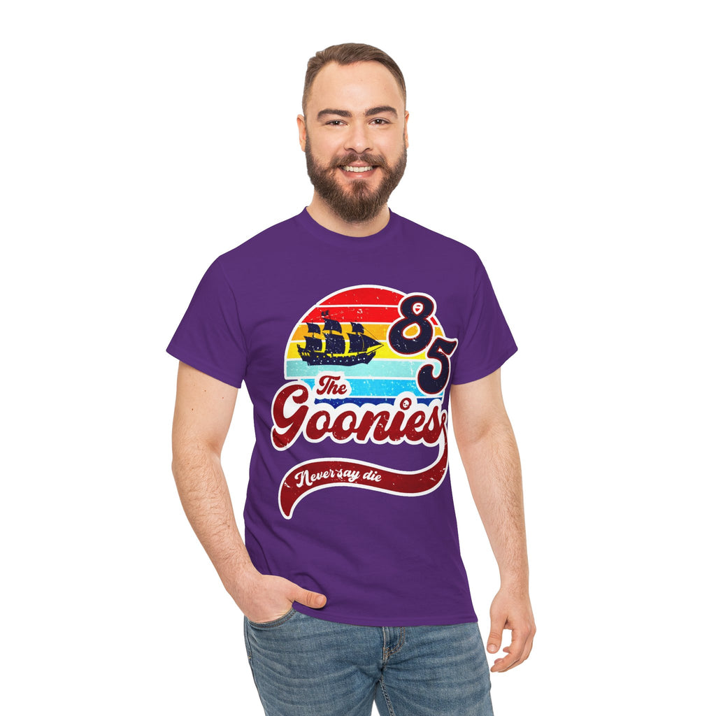 The Goonies '85 Retro Ship T-Shirt — Never Say Die Vintage Tee