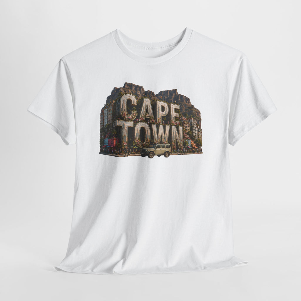 Cape Town Vintage Photo Tee — South Africa Travel Souvenir T-Shirt