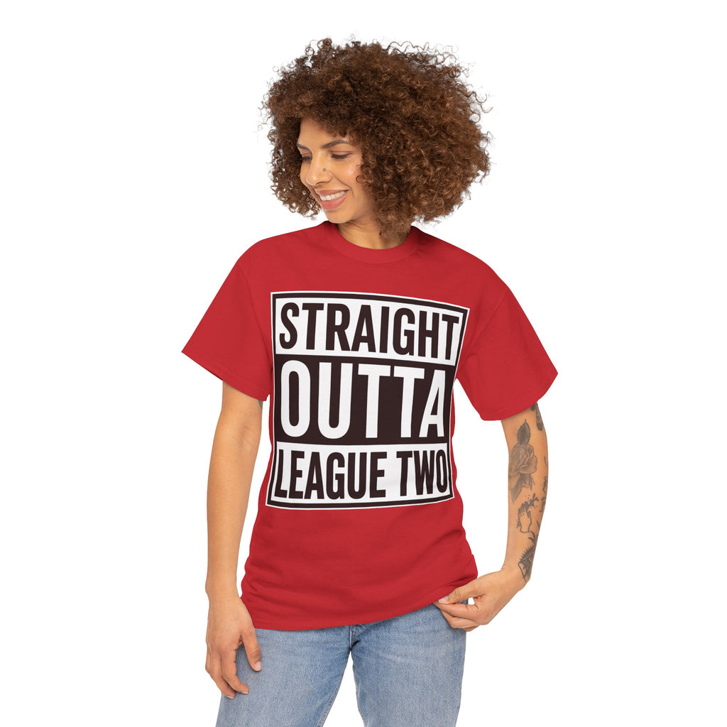 Straight Outta League Two T-Shirt — Football Fan Shirt
