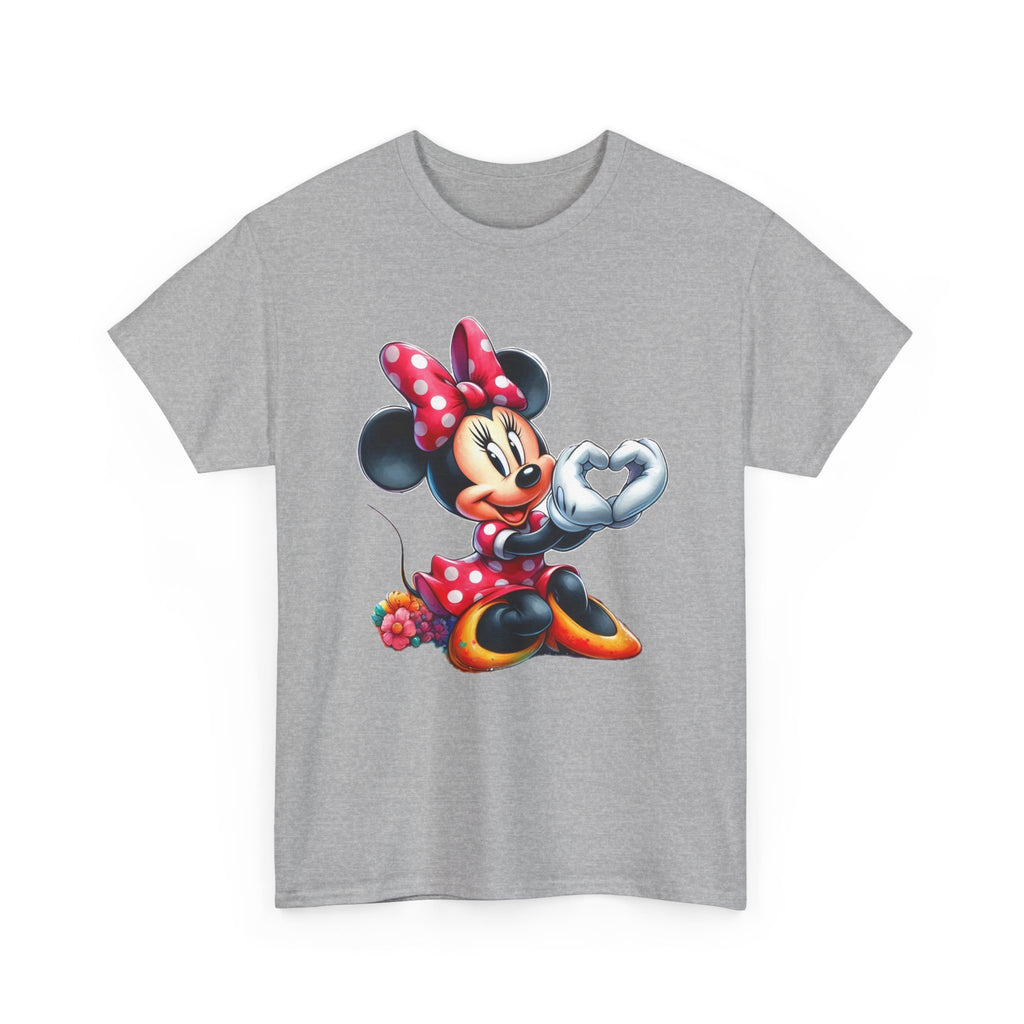 Minnie Mouse Character Heart Graphic Tee