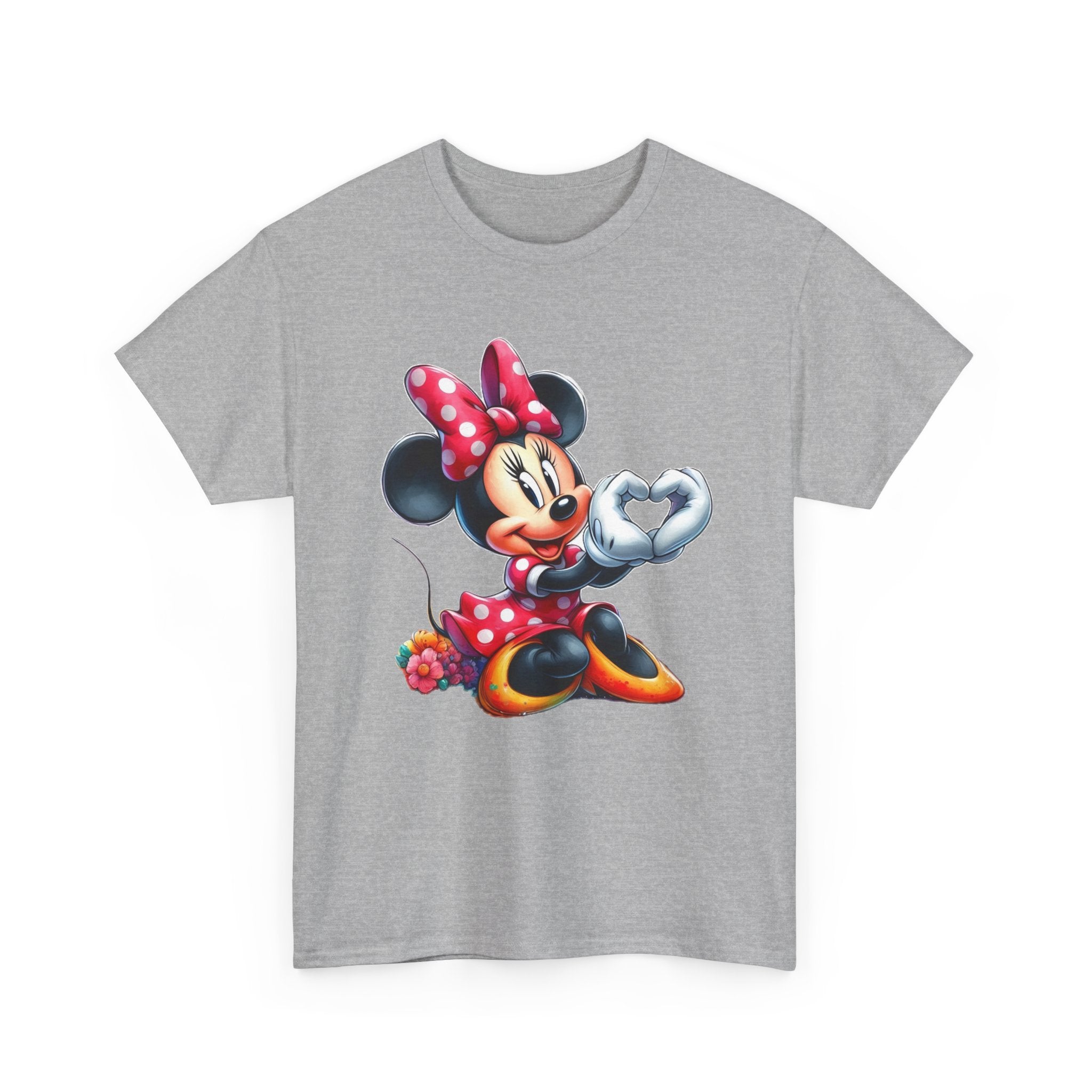 Minnie Mouse Character Heart Graphic Tee