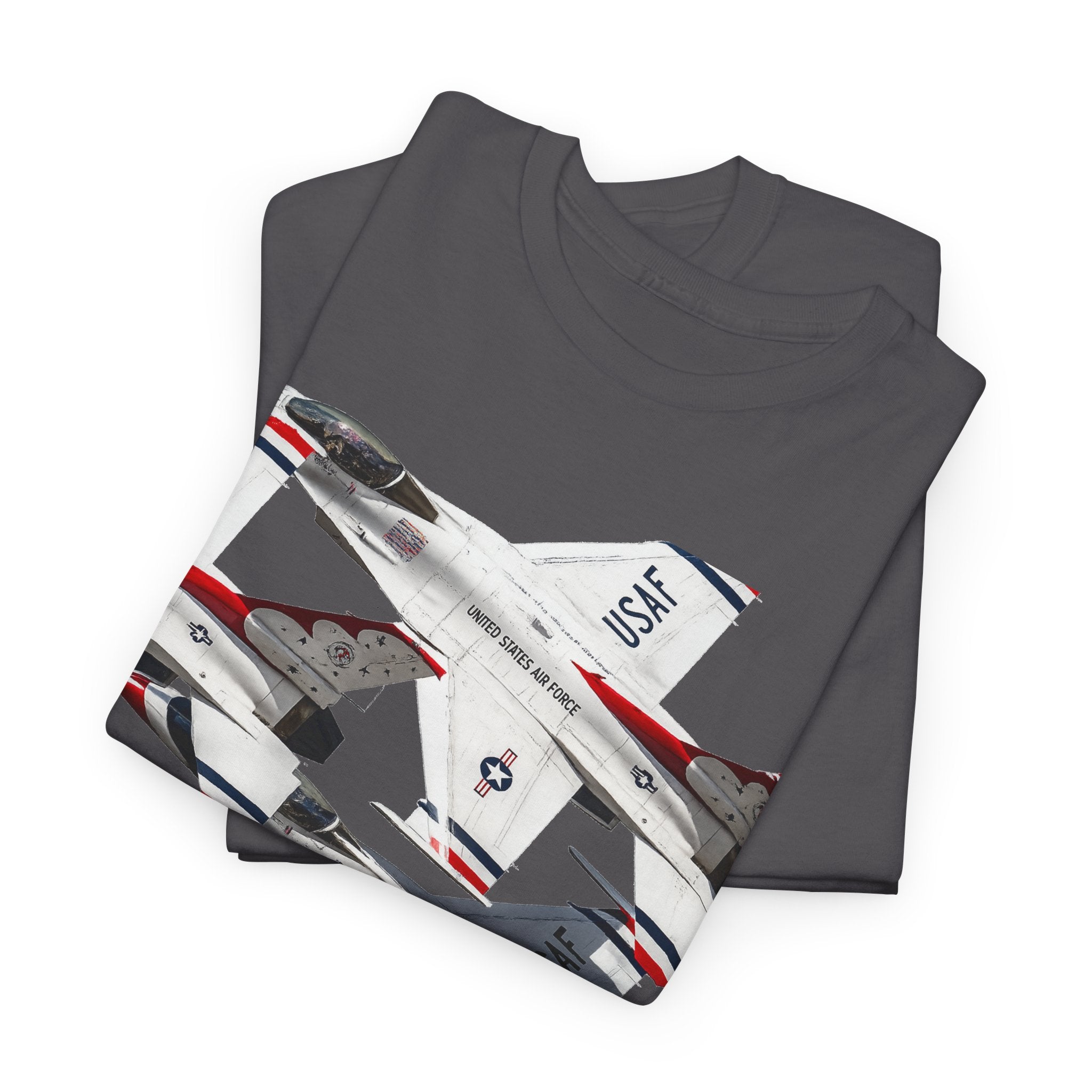 Thunderbirds Jet Formation T‑Shirt — Military Aviation Fighter Jets Tee