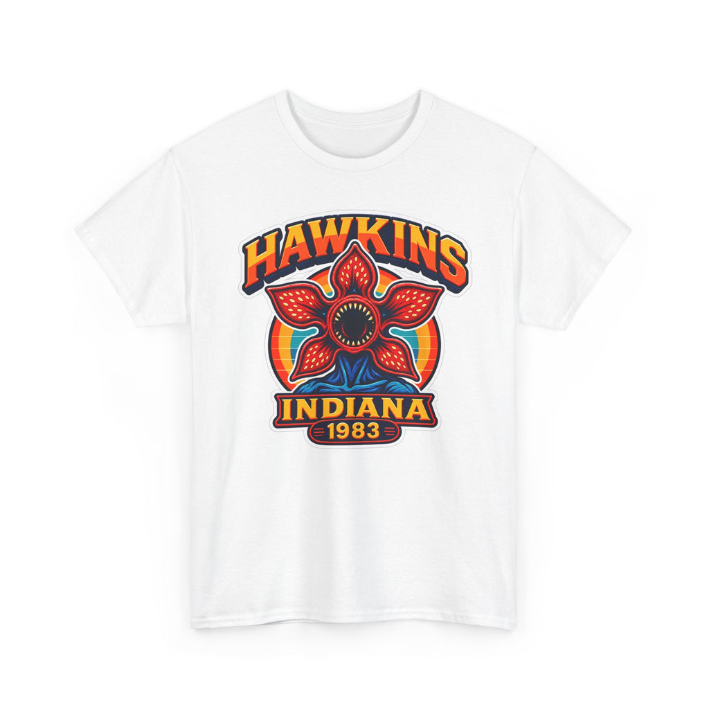 Hawkins Indiana 1983 Demogorgon Floral Cotton T-Shirt