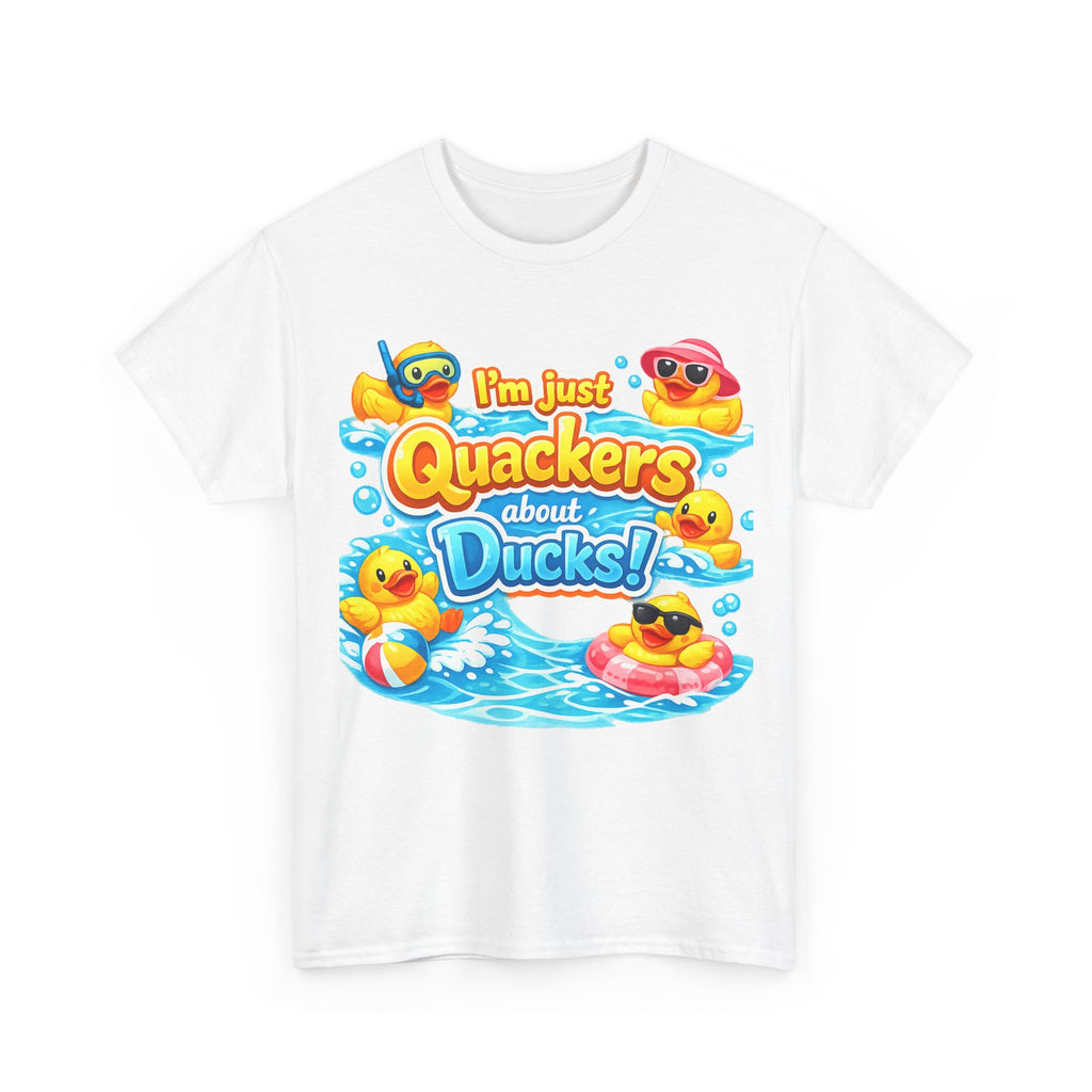 I'm Just Quackers About Ducks! Cute Rubber Duck Pool Tee
