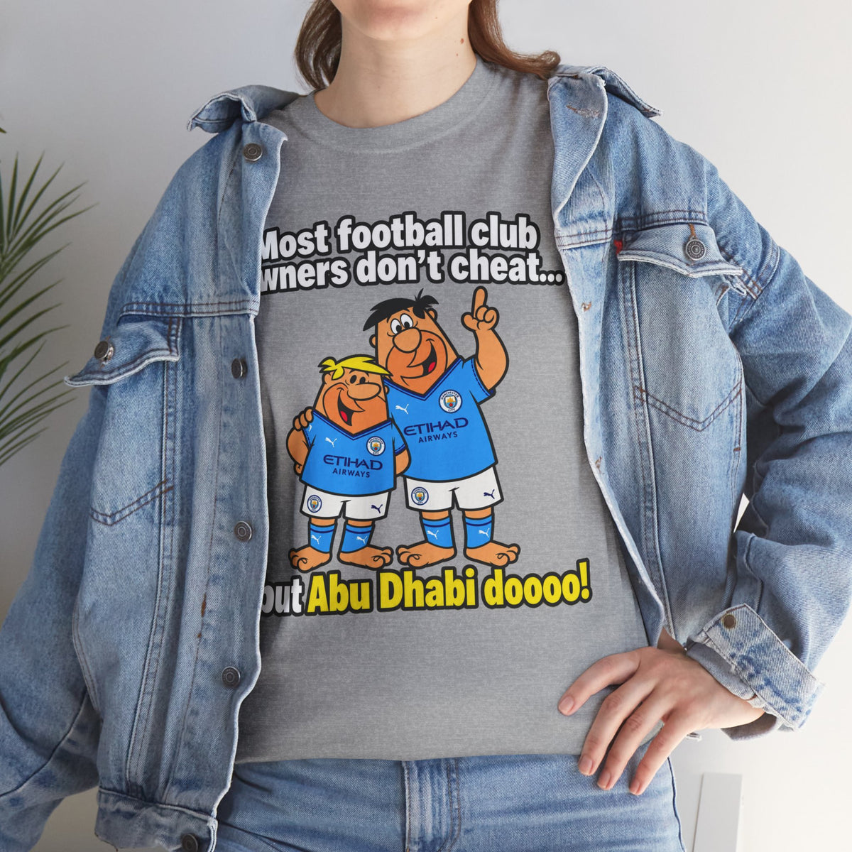 Manchester City Charges T‑Shirt — “Most Football Club Owners Don’t Cheat… but Abu Dhabi Dooo!”