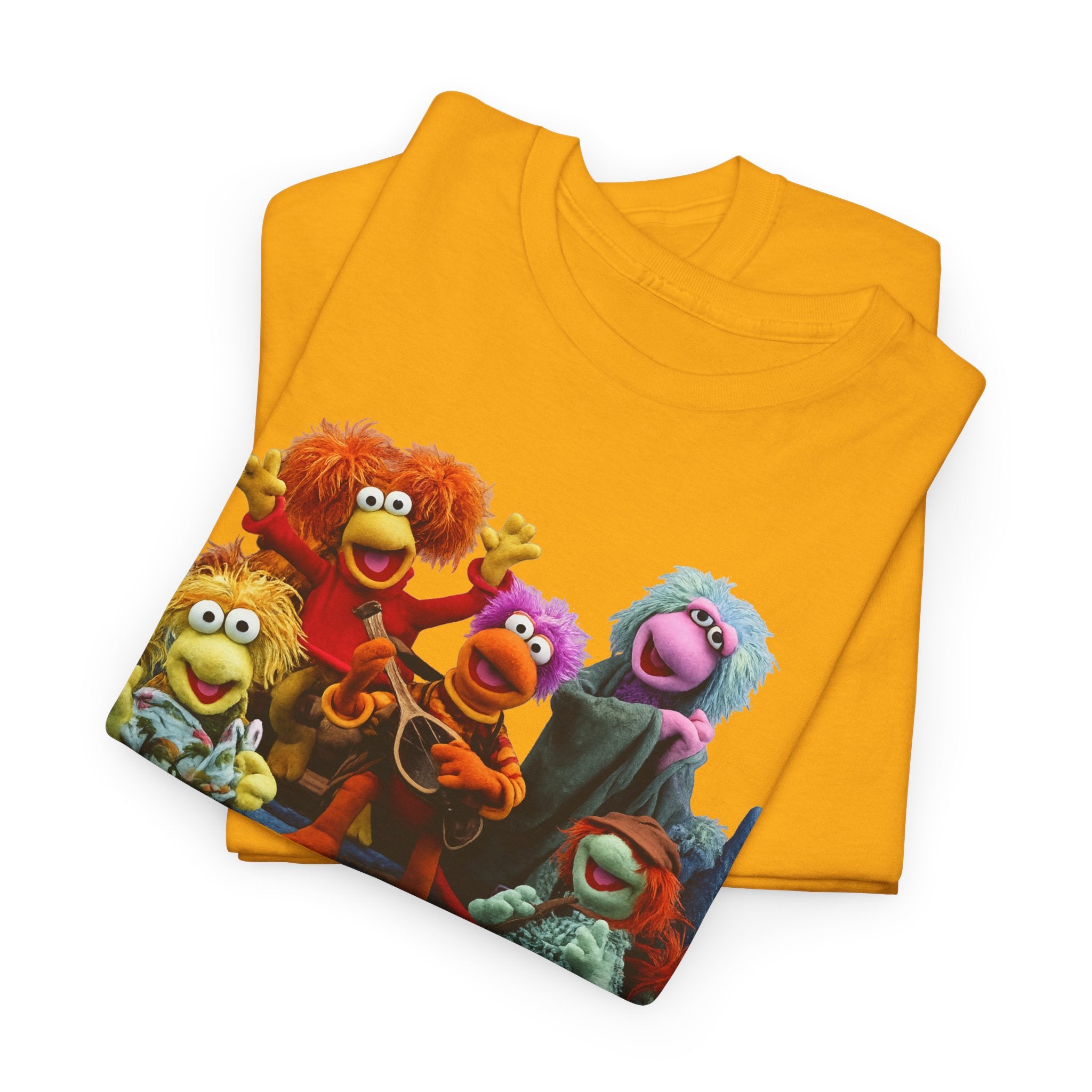 Fraggle Rock Muppet Crew Graphic Tee — Vintage Puppet Group T-Shirt