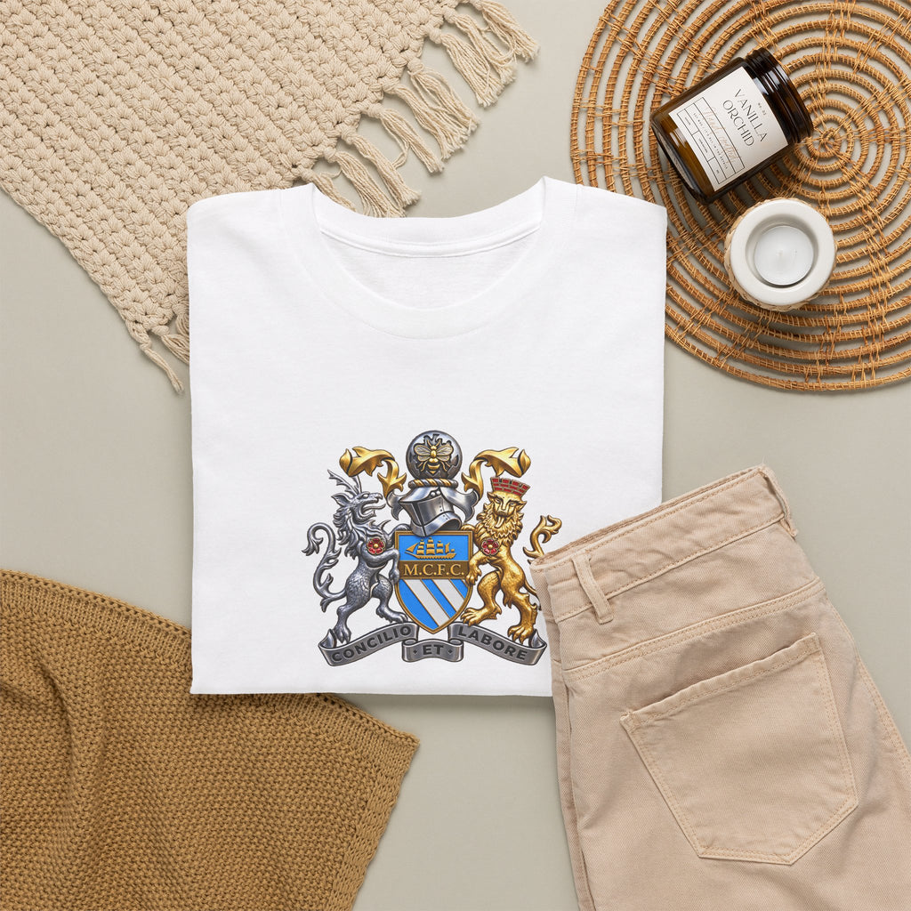 Manchester City Coat of Arms Unisex Heavy Cotton Tee