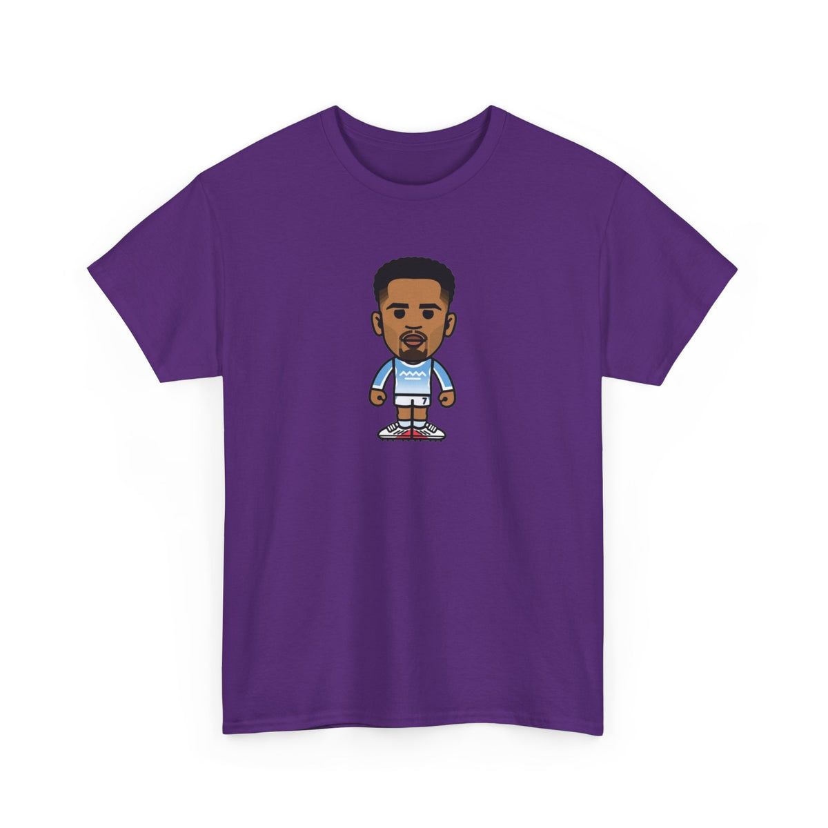 Iliman Ndiaye Manchester City Cartoon Cotton T-Shirt