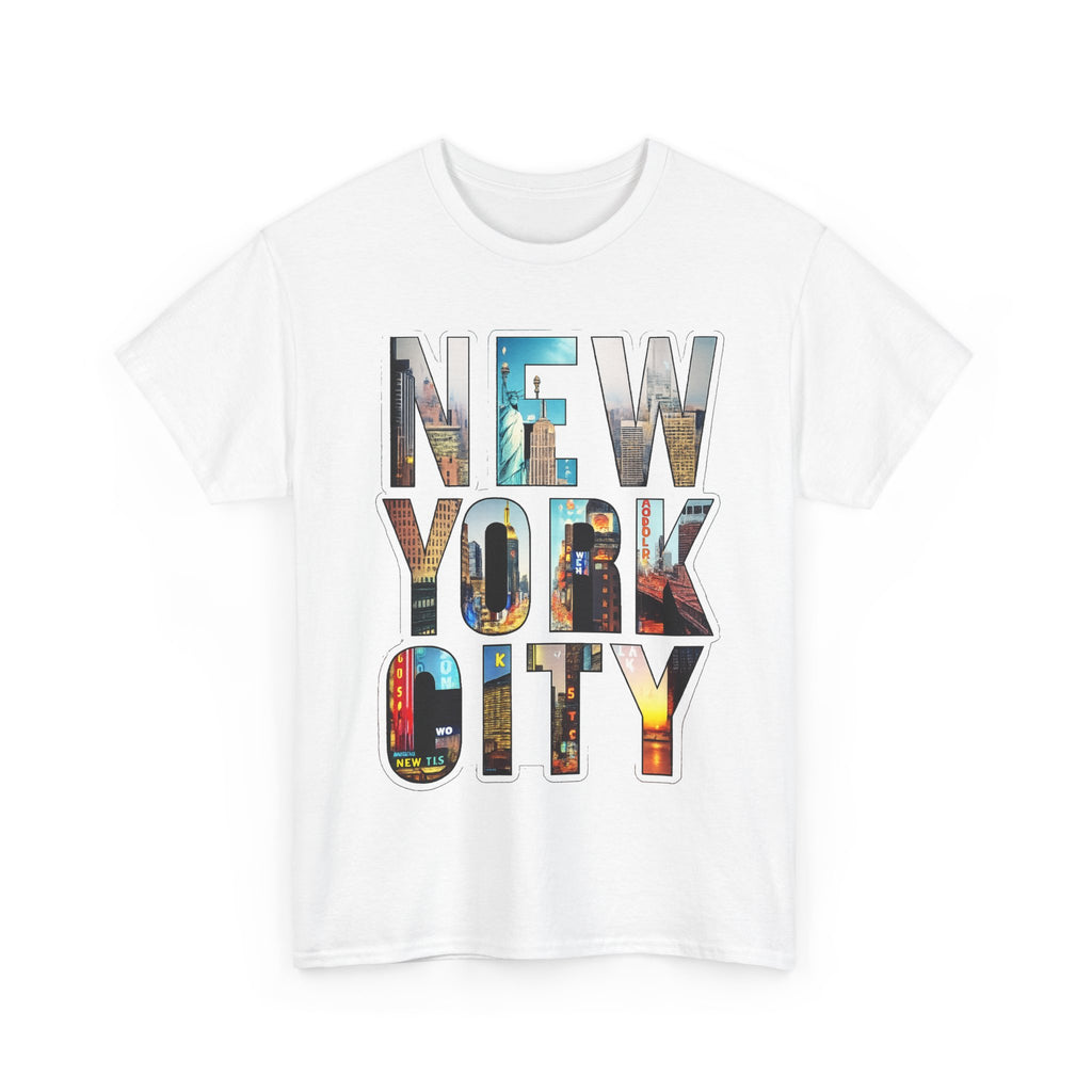 New York City Photo-Block Tee — Vintage Skyline Graphic T-Shirt