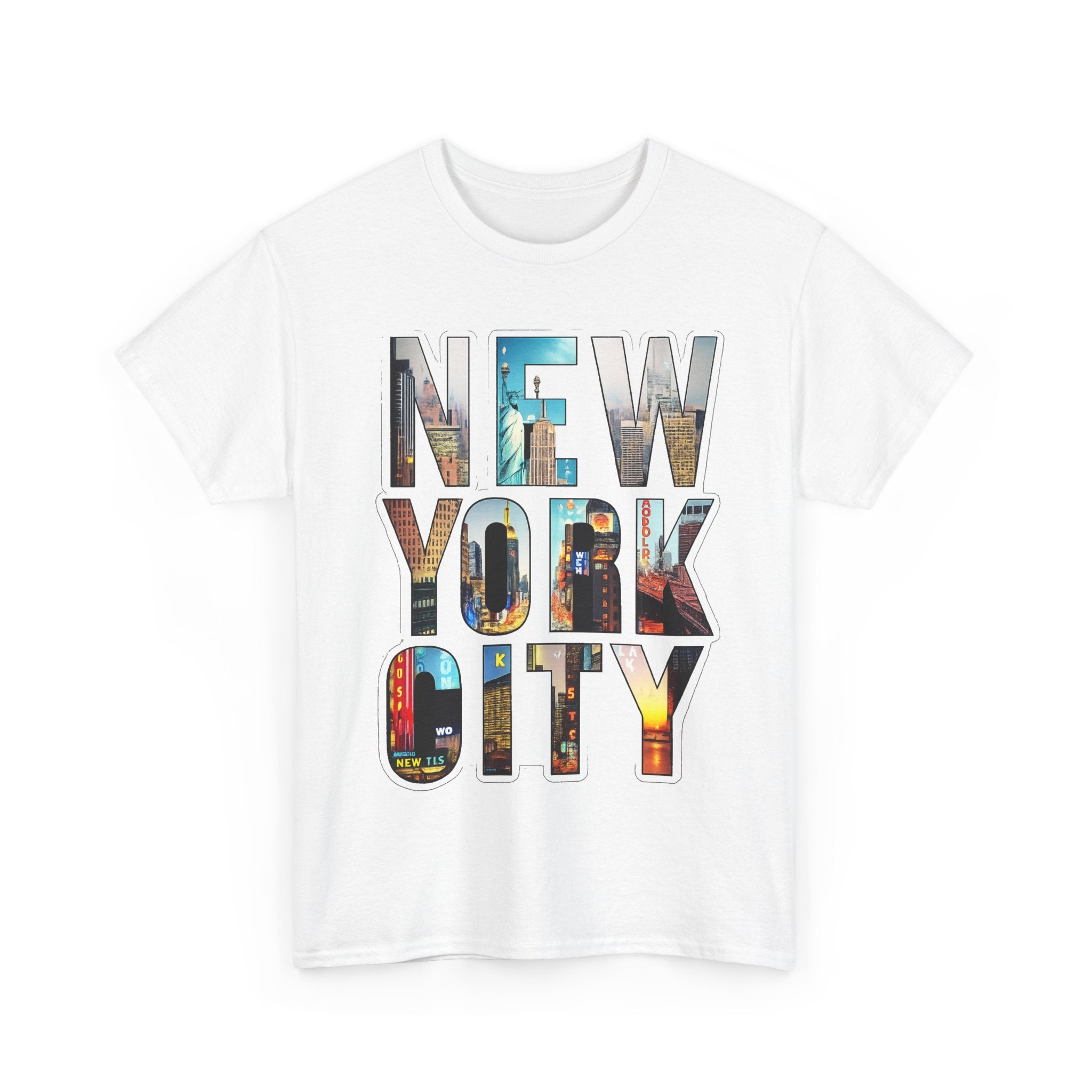 New York City Photo-Block Tee — Vintage Skyline Graphic T-Shirt