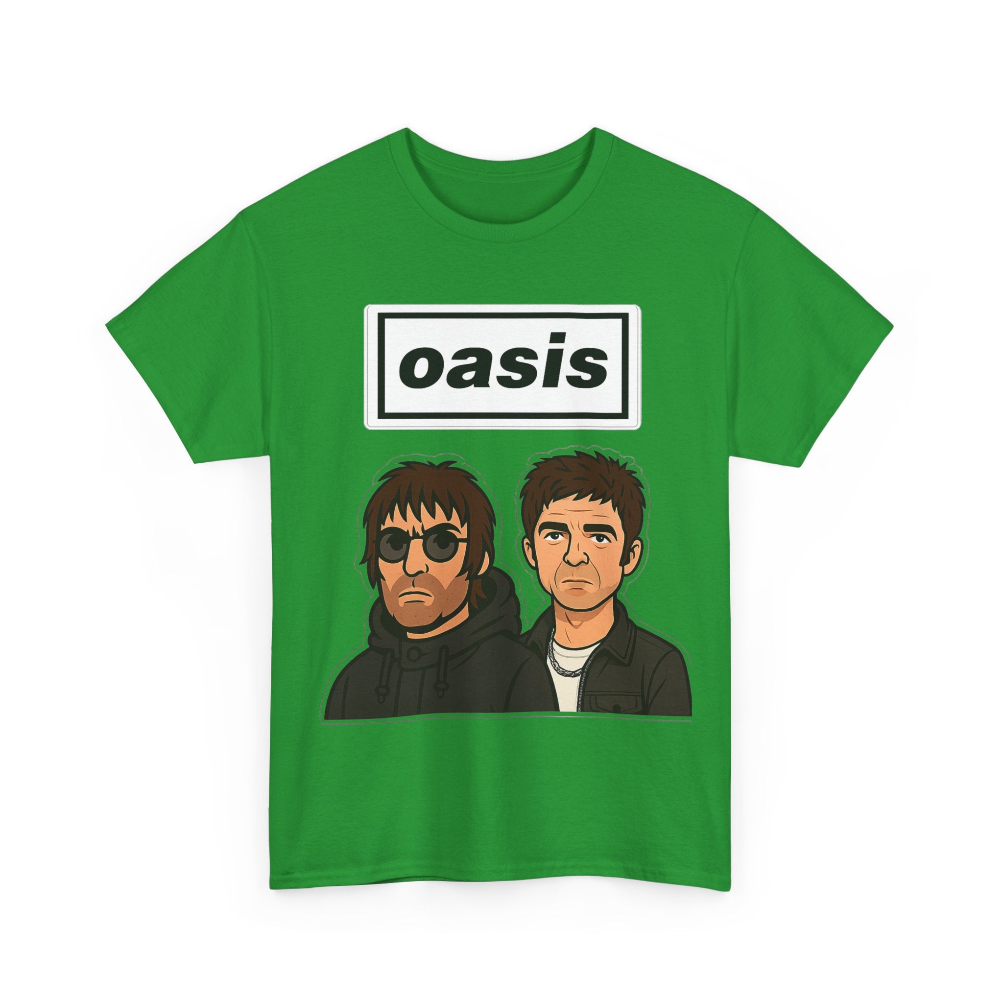 Oasis Inspired Unofficial Band Logo Tee — 'oasis' Graphic T-Shirt