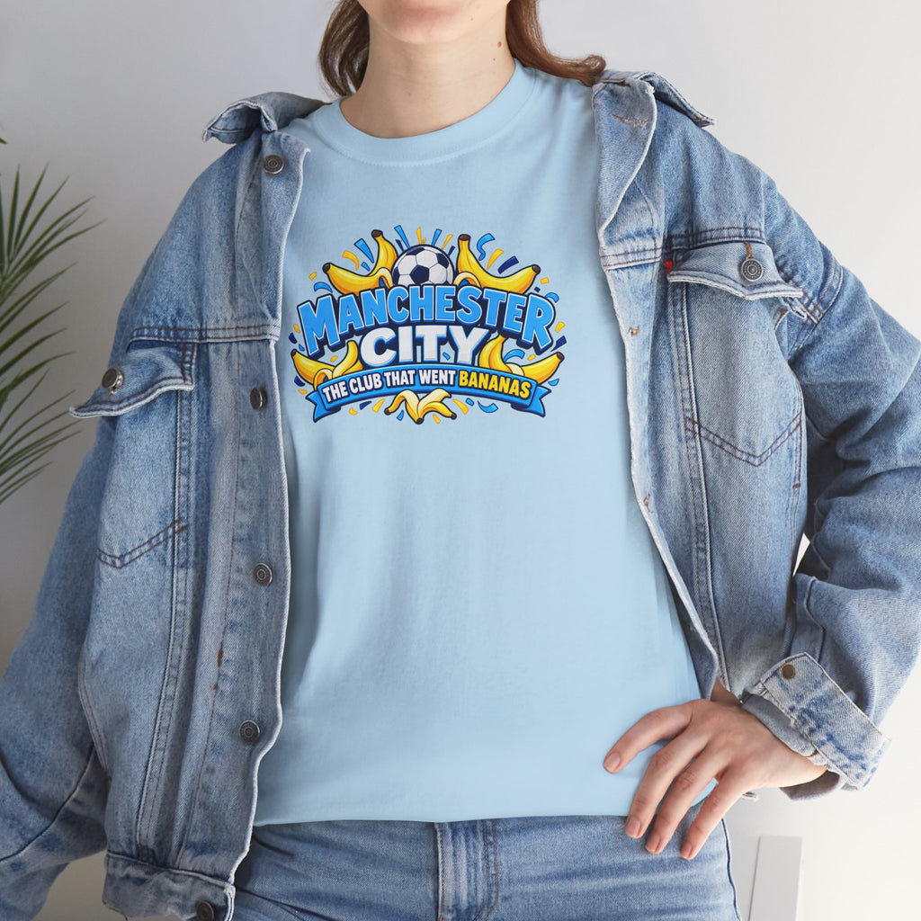 Manchester City "The Club That Went Bananas" Cotton T-Shirt