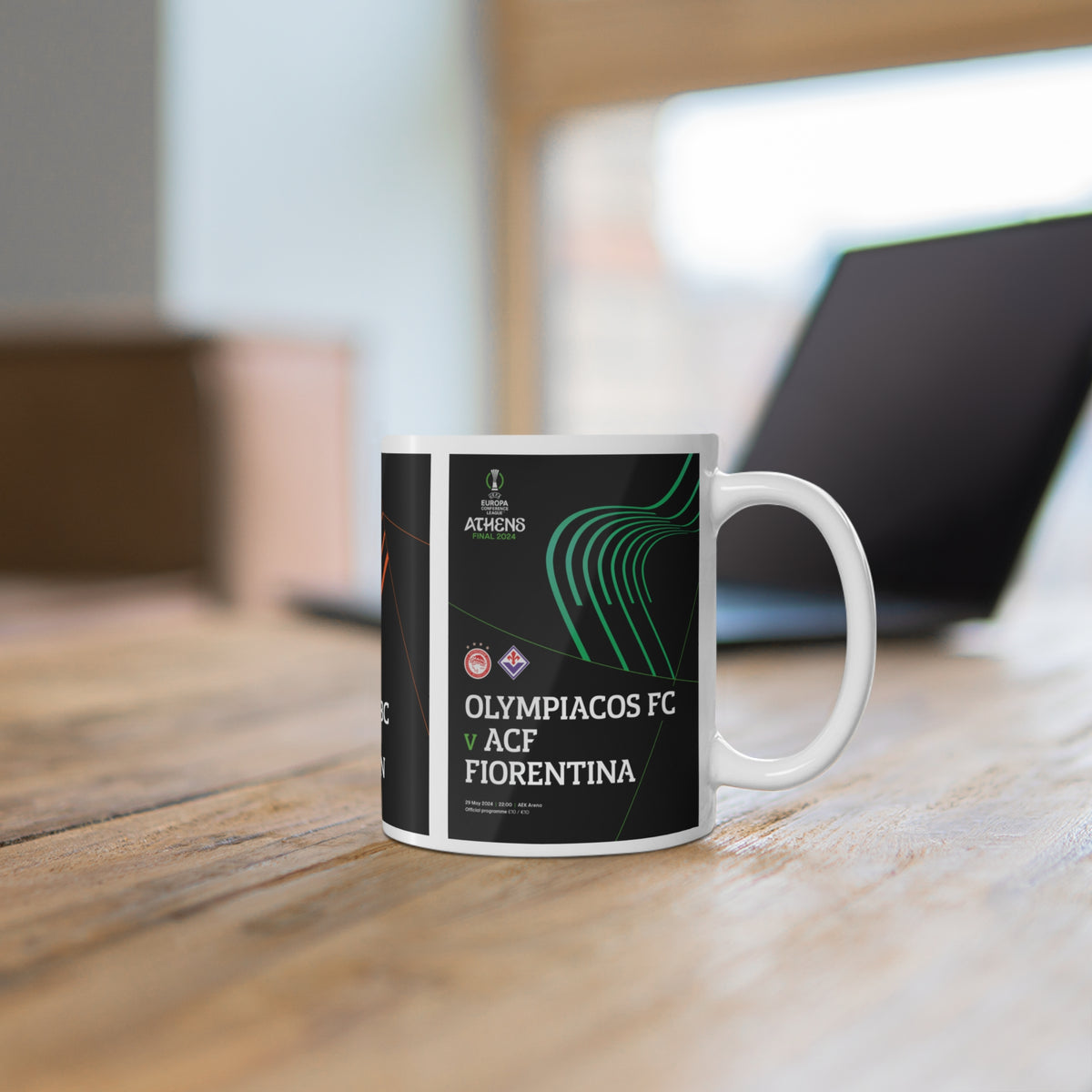2024 UEFA Finals Programme Covers Inspired Ceramic Coffee Mug (11oz & 15oz)