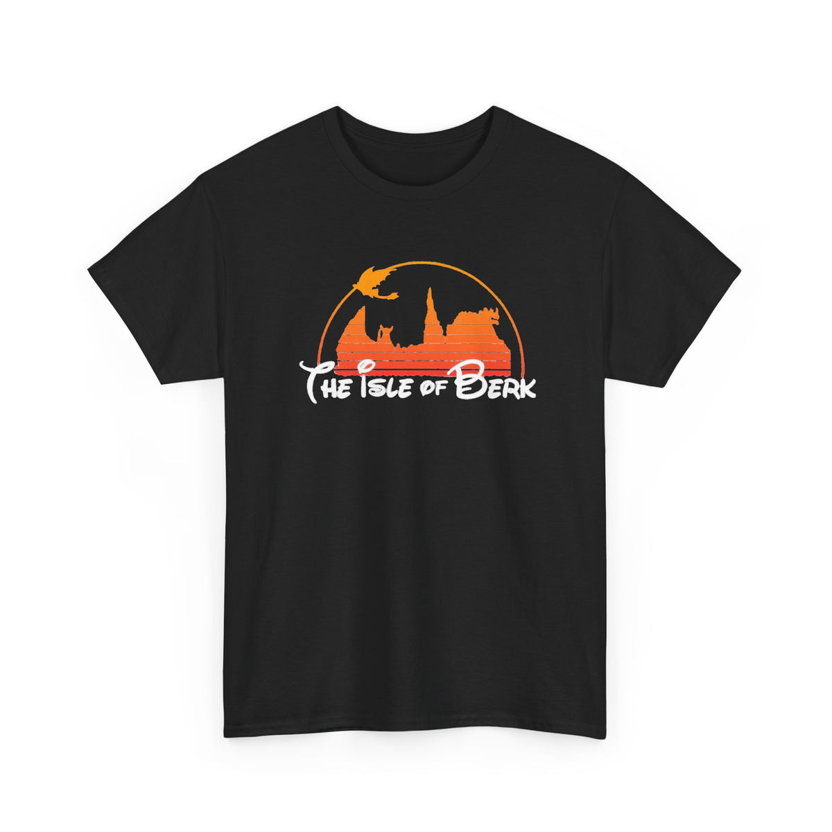 Isle of Berk Graphic T-Shirt — Viking Dragon Sunset Tee