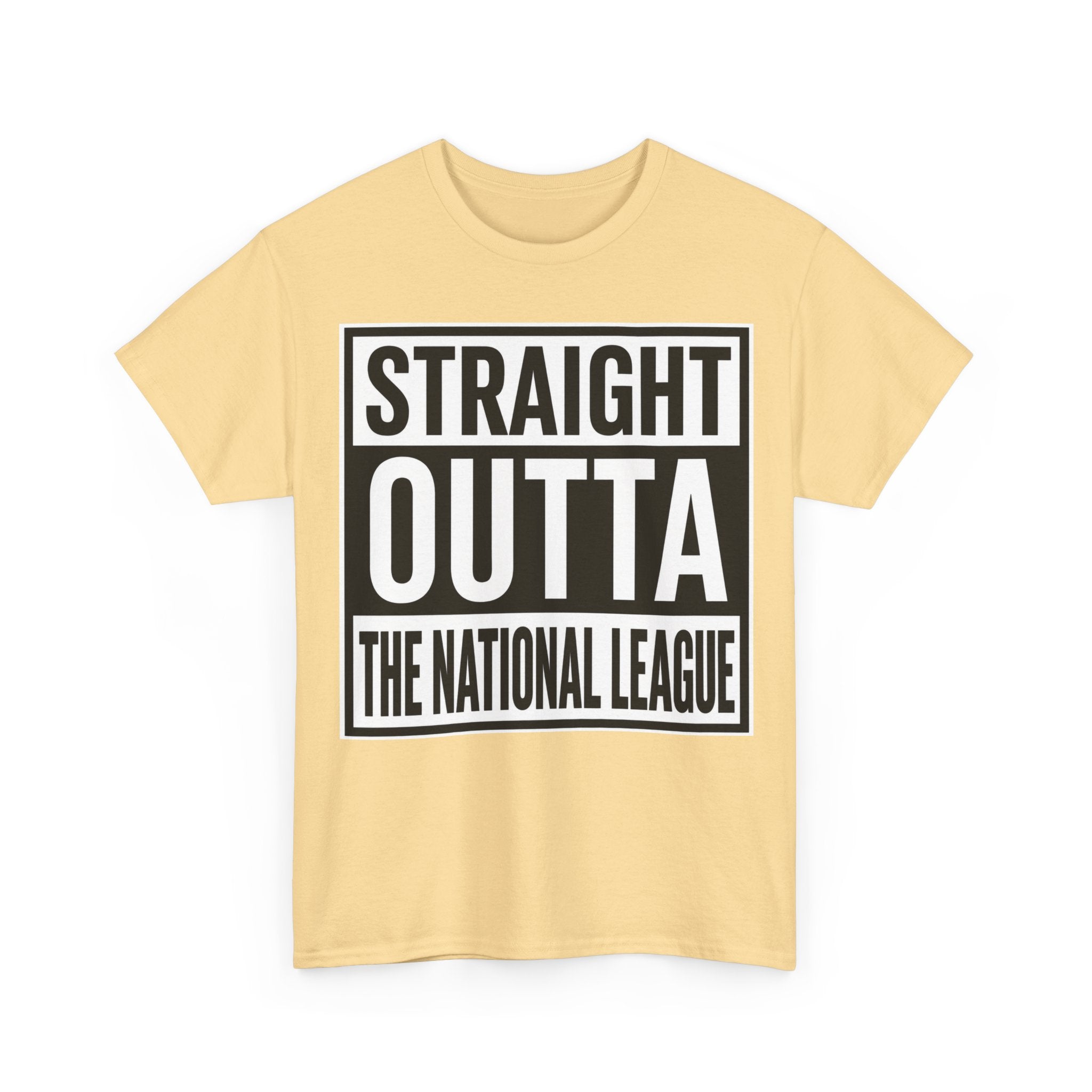 Straight Outta The National League T-Shirt – Football Fan Graphic Tee