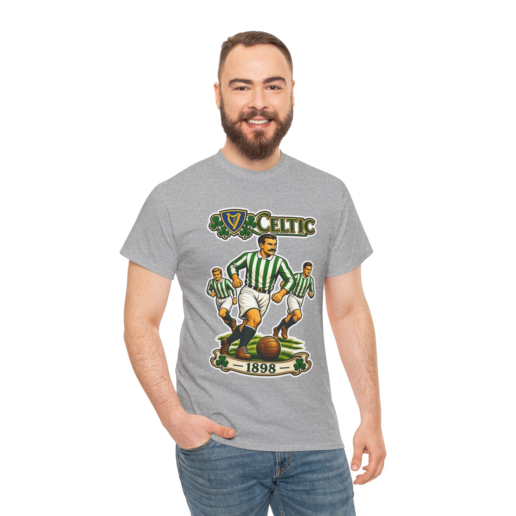 Celtic Football Retro Players Tee — 1898 Vintage Soccer Shirt