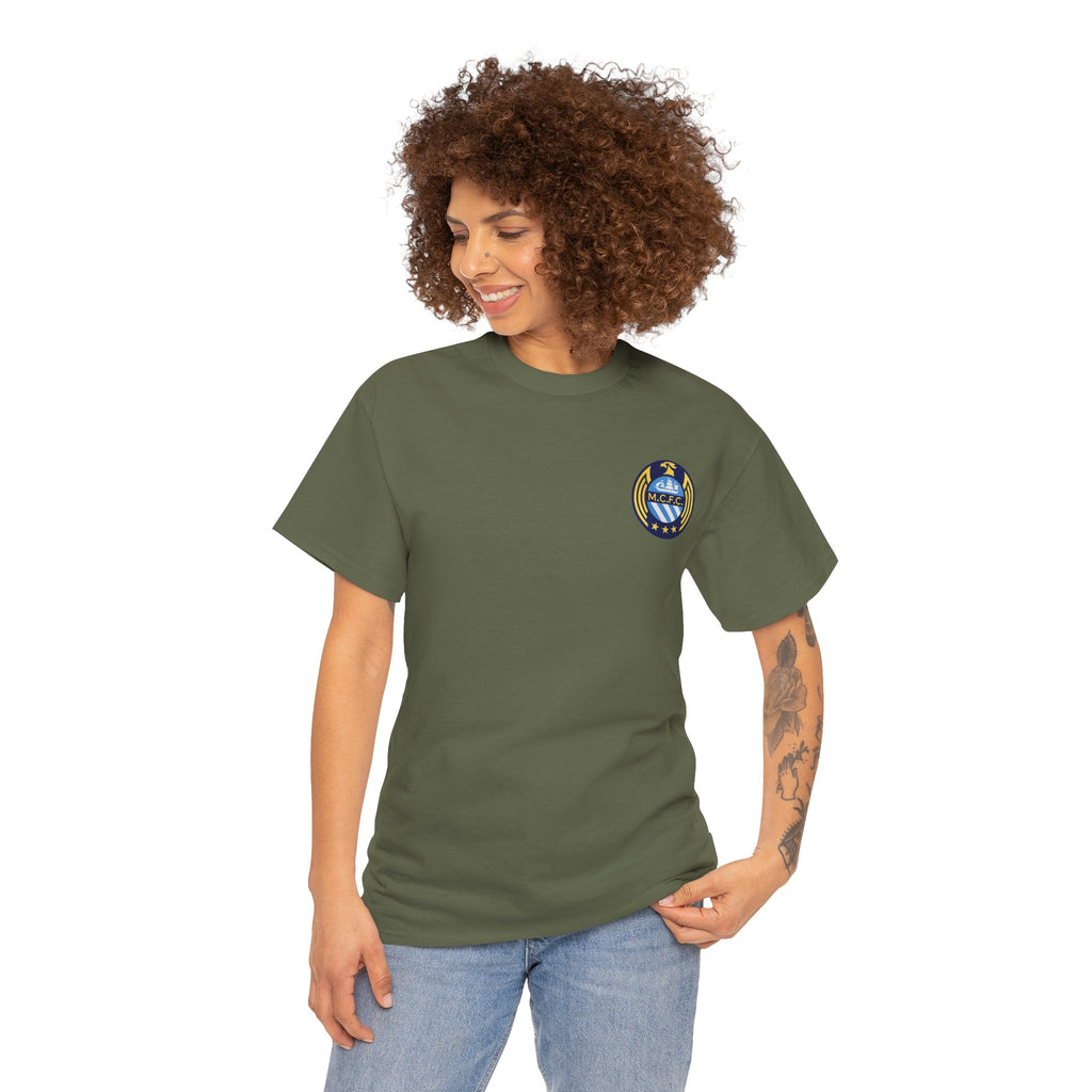 MCFC Unofficial Crest / Badge Tee — Nautical Compass Emblem Shirt