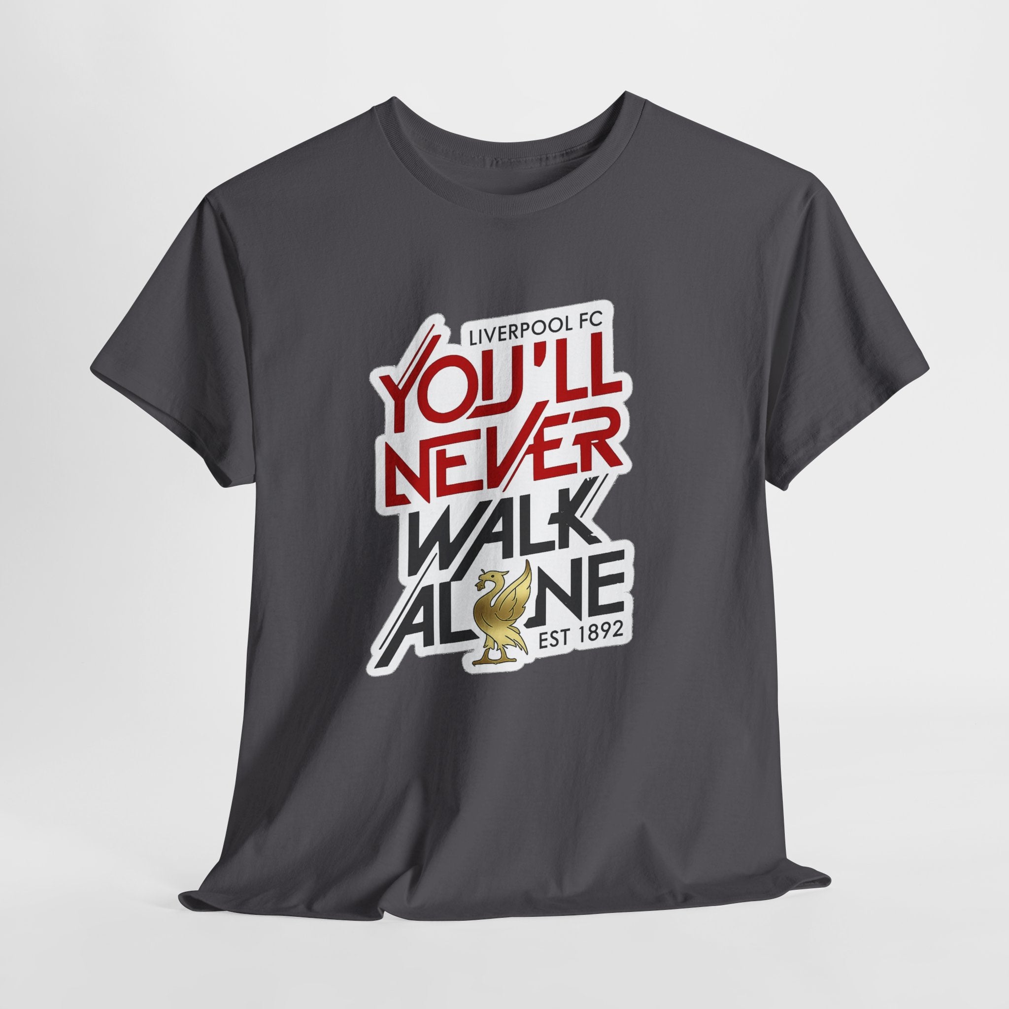Liverpool You'll Never Walk Alone Cotton T-Shirt — Liverpool FC Fan Tee