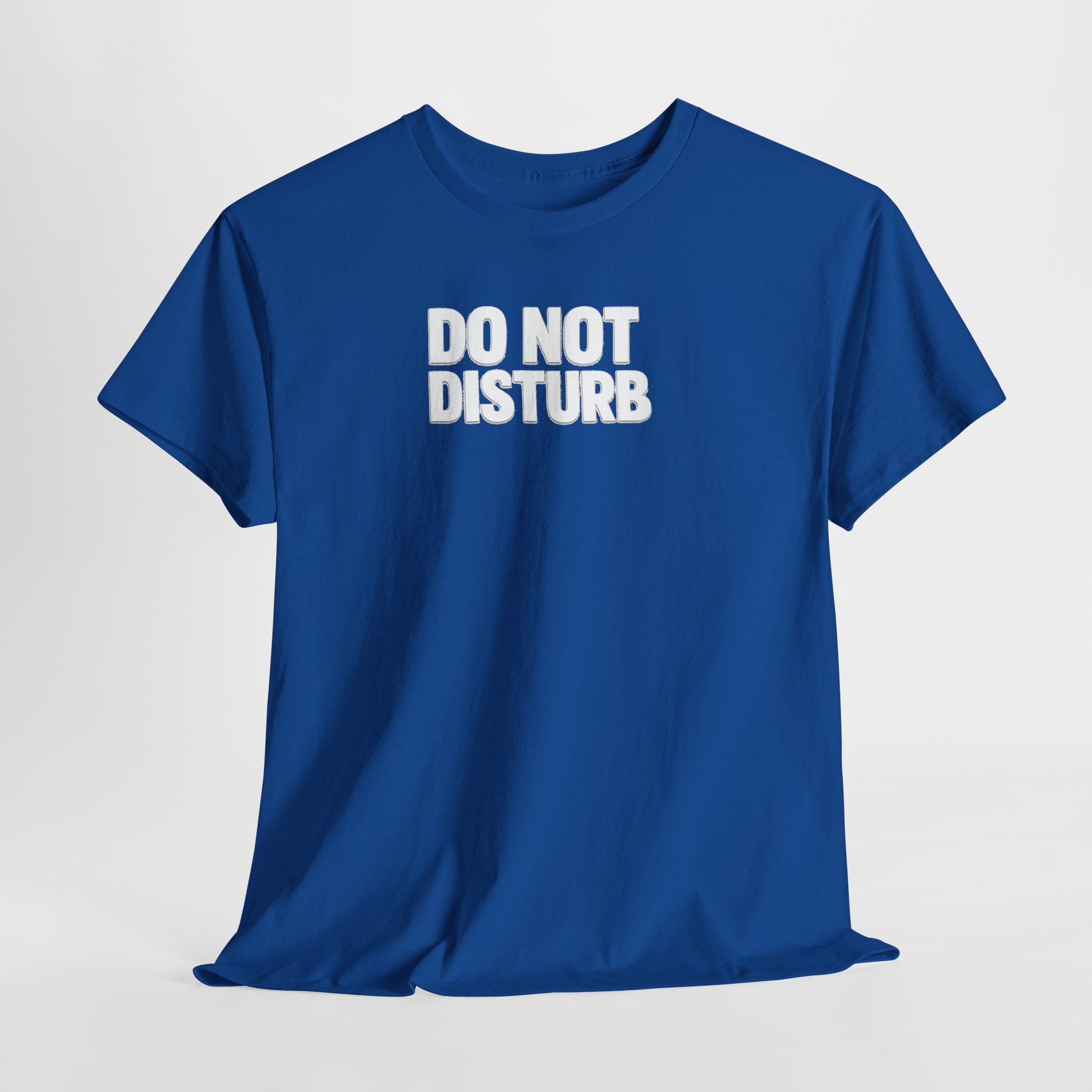 Do Not Disturb Tee — Black Graphic Statement T-Shirt