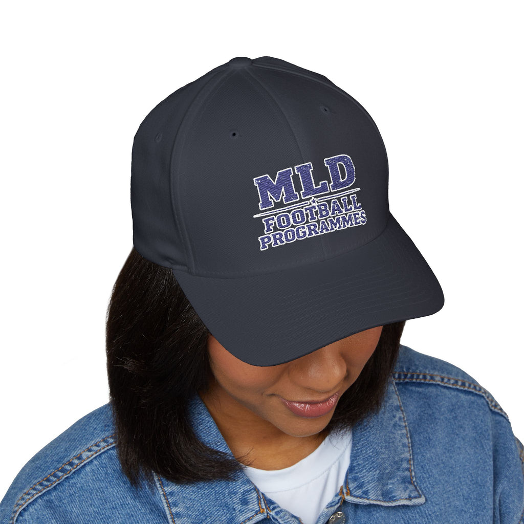 MLD Football Programmes Embroidered Cap – Structured Closed-Back Baseball Hat