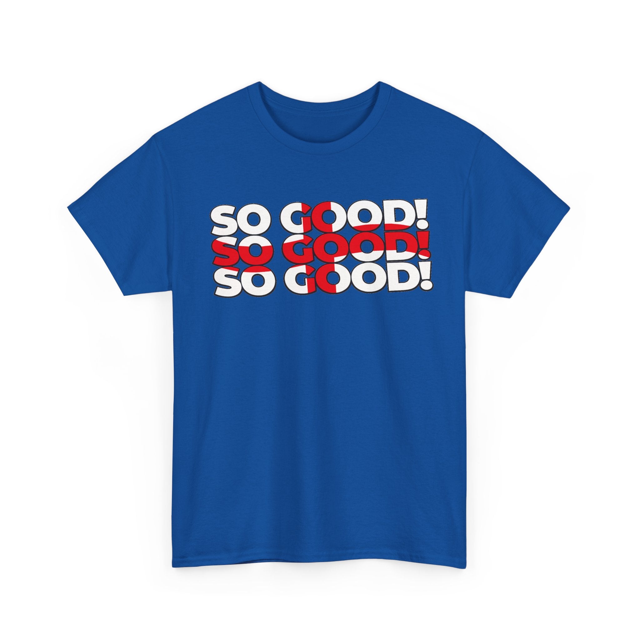 So Good! Retro Text Tee — Graphic White T-Shirt