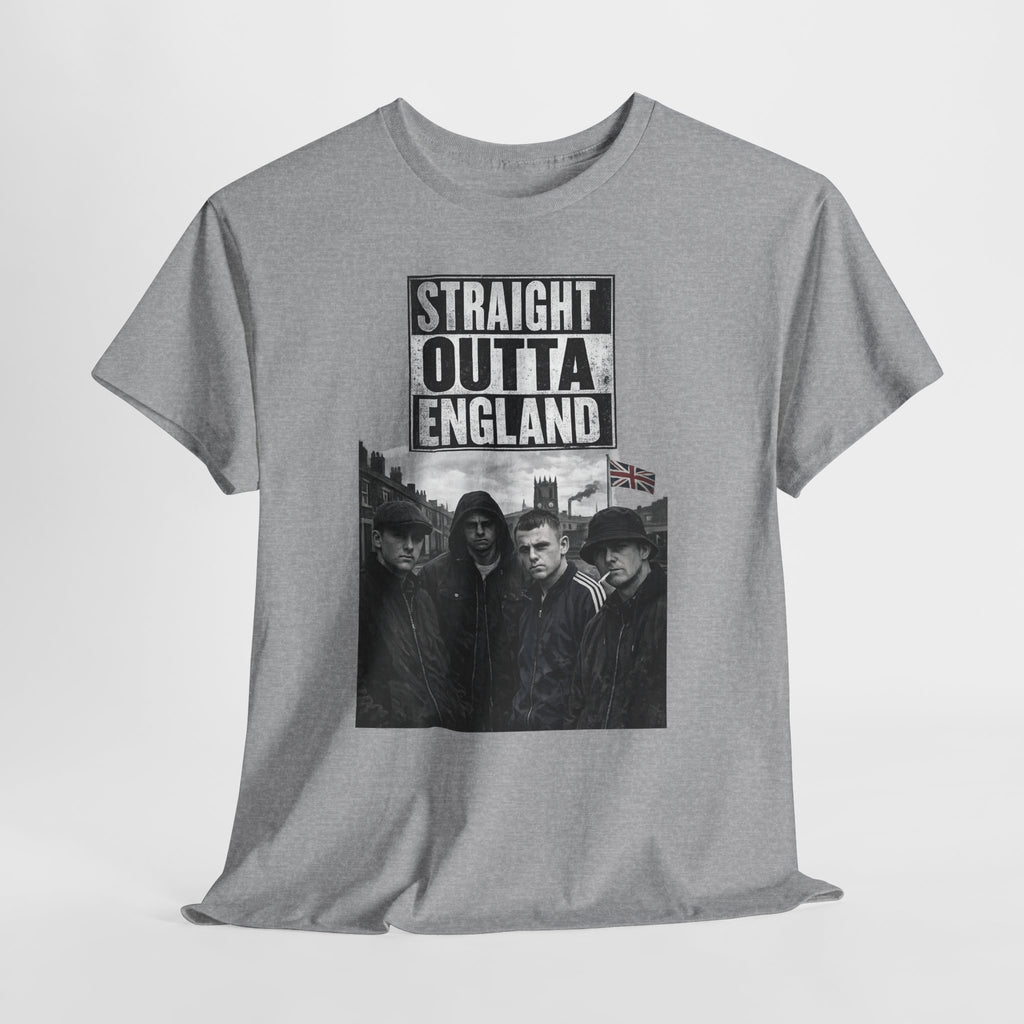 Straight Outta England T-Shirt — Retro Band Photo Tee