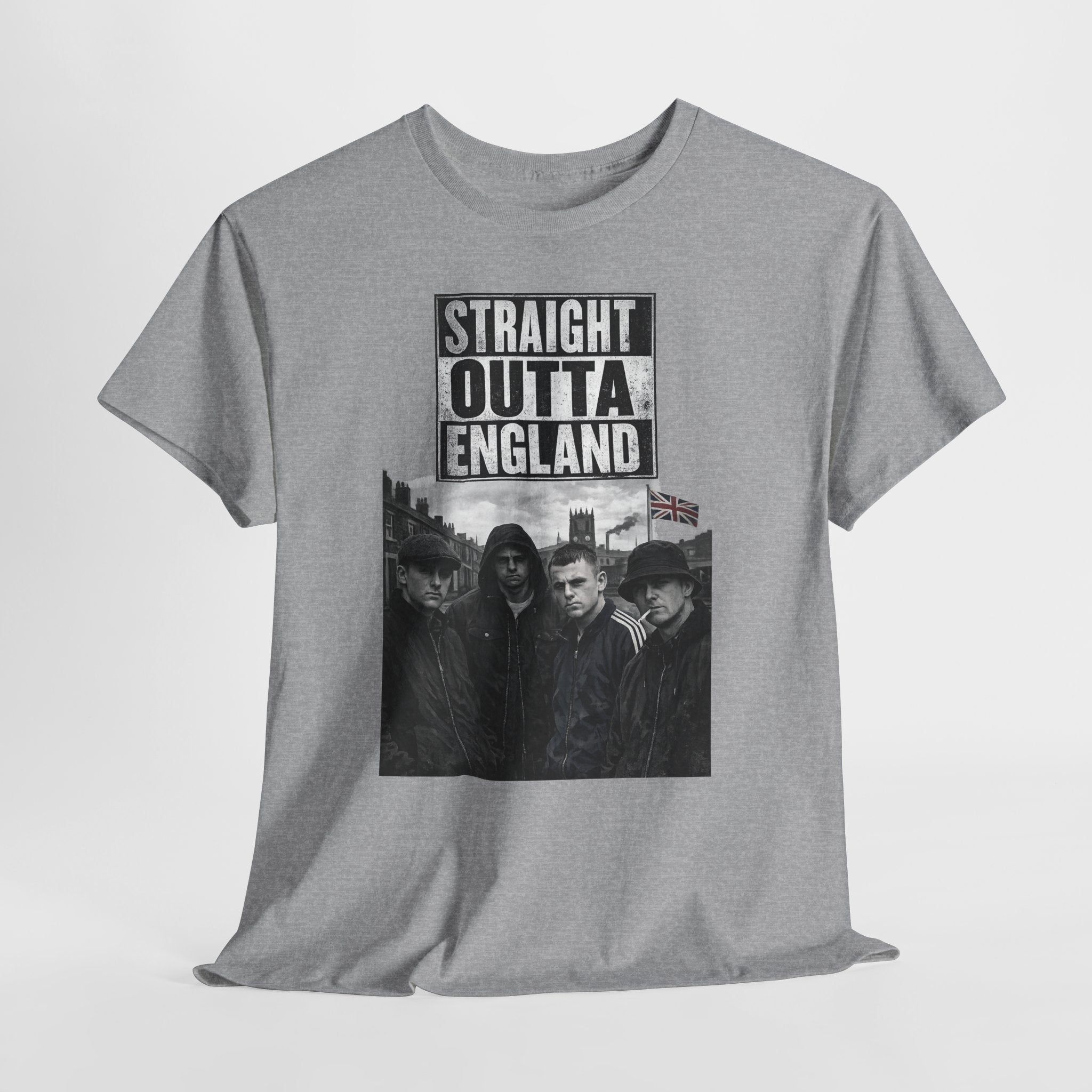 Straight Outta England T-Shirt — Retro Band Photo Tee
