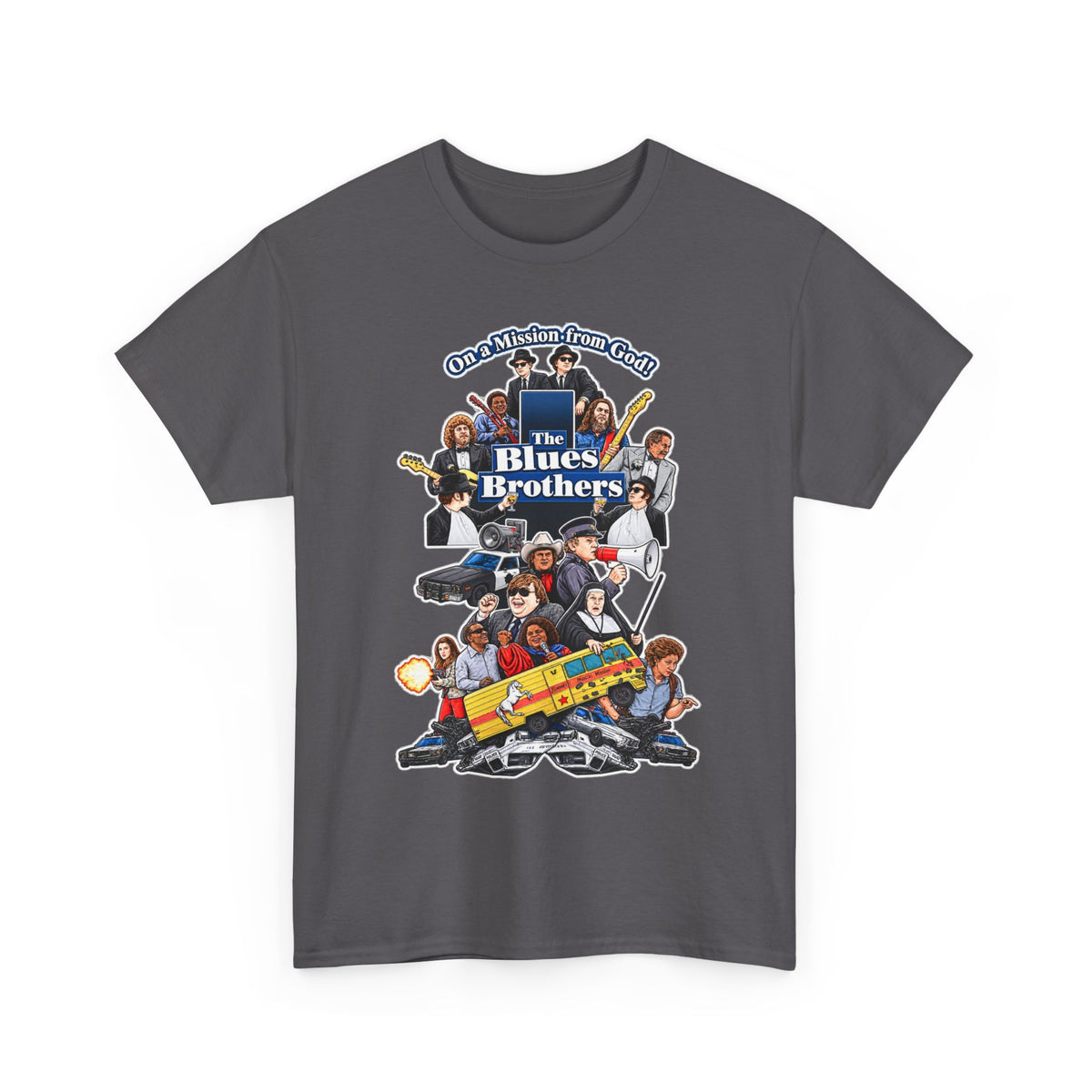 The Blues Brothers Movie Graphic Cotton T-Shirt