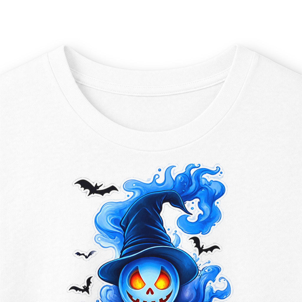 Ghost Flame Long Sleeve Tee — Spooky Blue Spirit Graphic