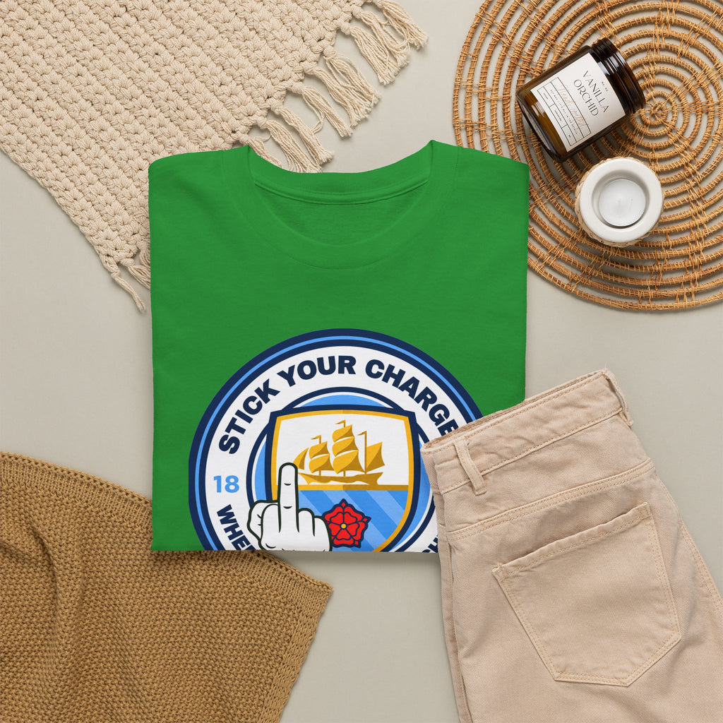 Manchester City "Stick Your Charger Where the Sun Don't Shine" Cotton t-shirt