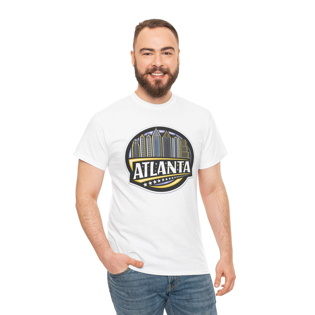 Atlanta Skyline Tee — Vintage City Badge Graphic T-Shirt