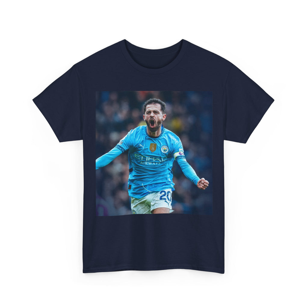 Bernardo Silva Tribute Tee – Inspirational Letter & Celebrating Goal Moment