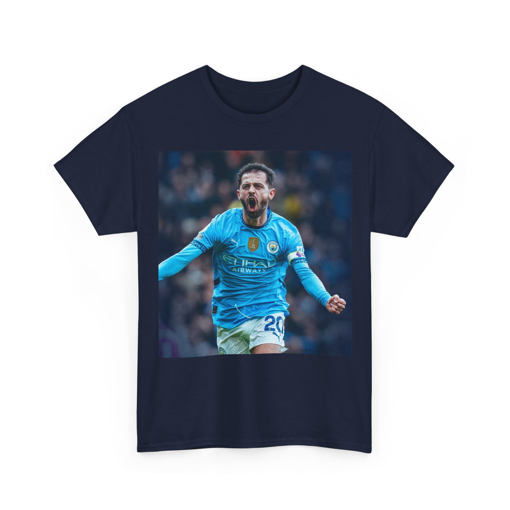 Bernardo Silva Tribute Tee – Inspirational Letter & Celebrating Goal Moment