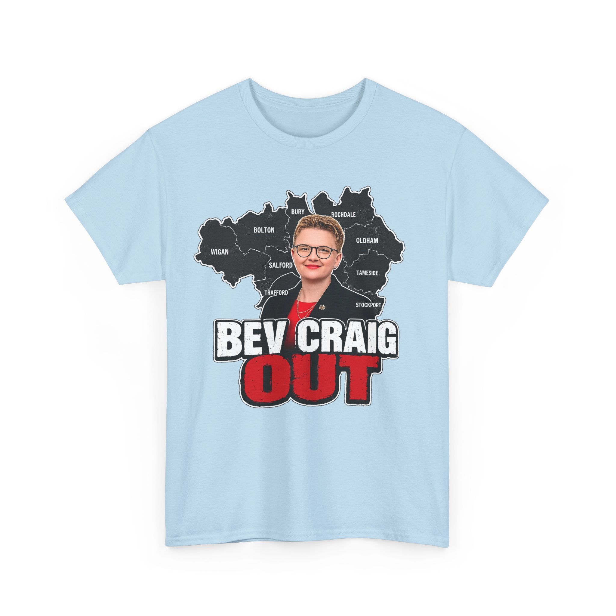 Bev Craig Out Greater Manchester Mayor Tee / T-Shirt