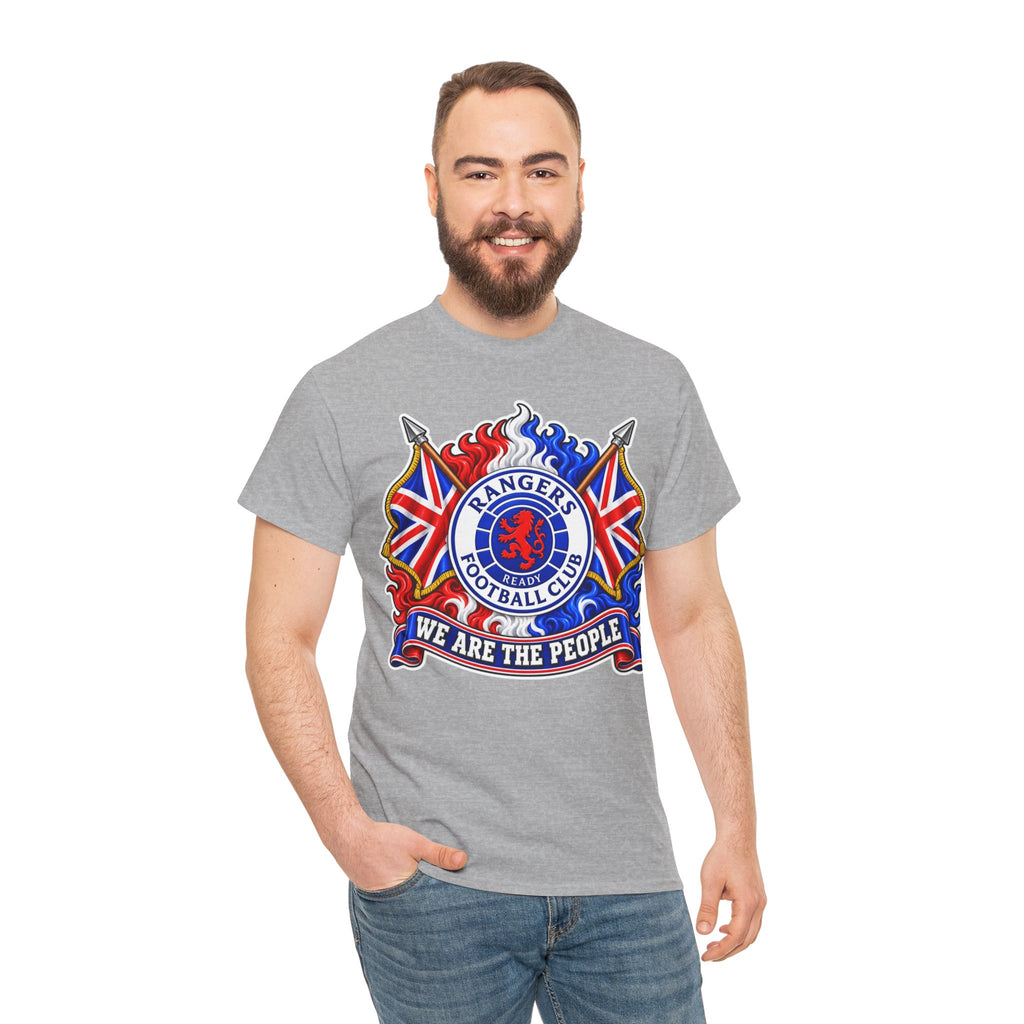 Rangers Football Club Tee — "We Are The People" Crest Cotton T-Shirt