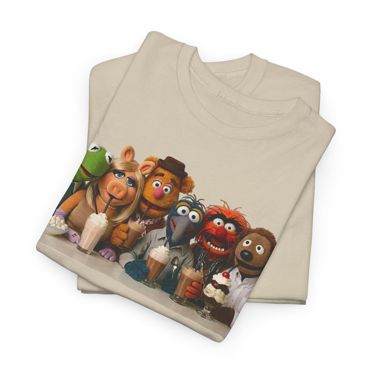 Muppet Cast Retro Poster Cotton T-Shirt
