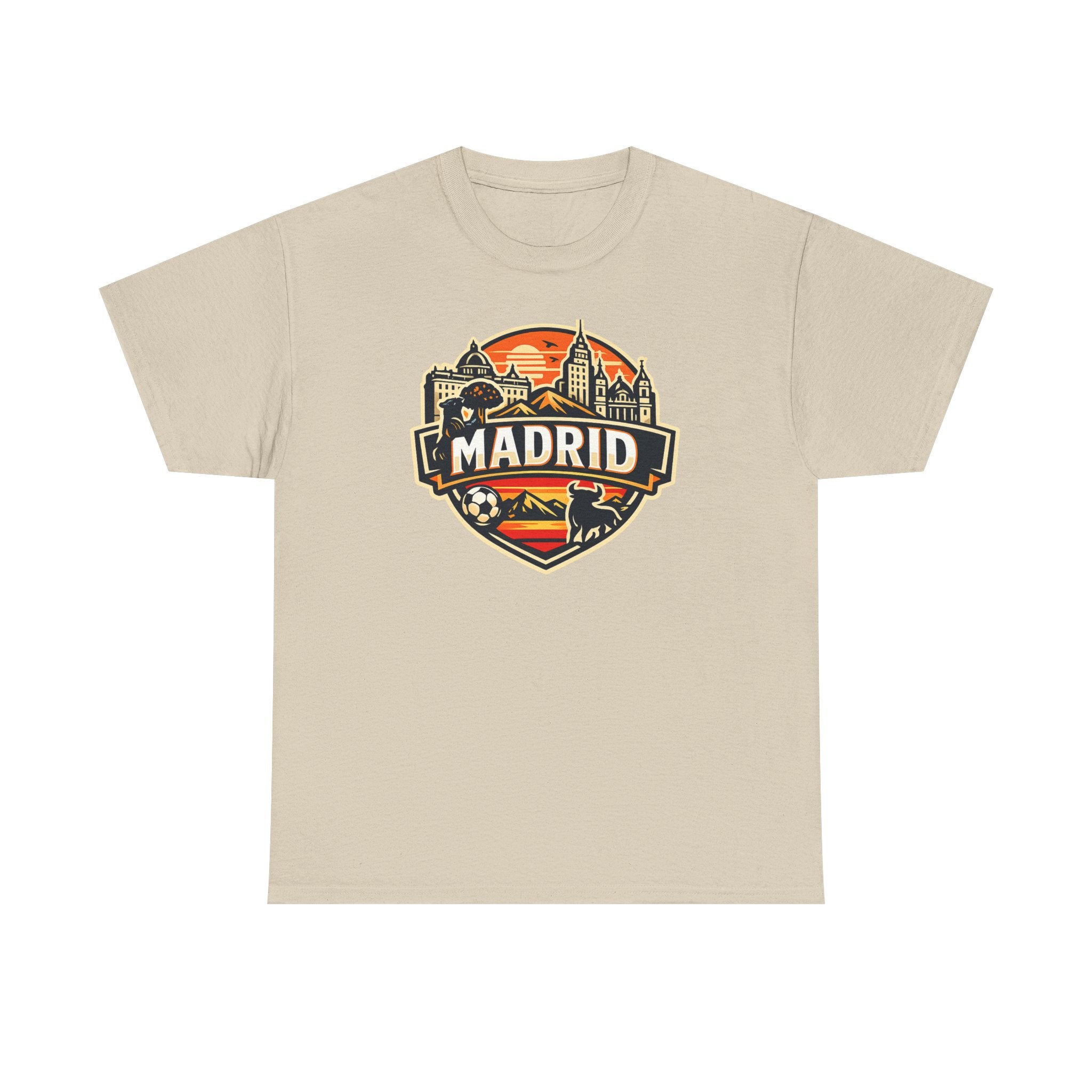 Madrid Skyline Soccer Crest T-Shirt