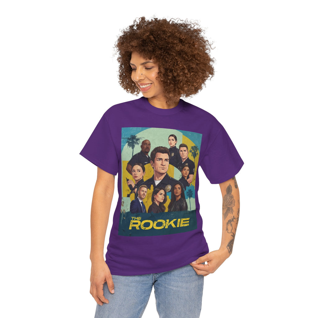 The Rookie TV Cast Graphic Tee — Vintage Poster Style Shirt