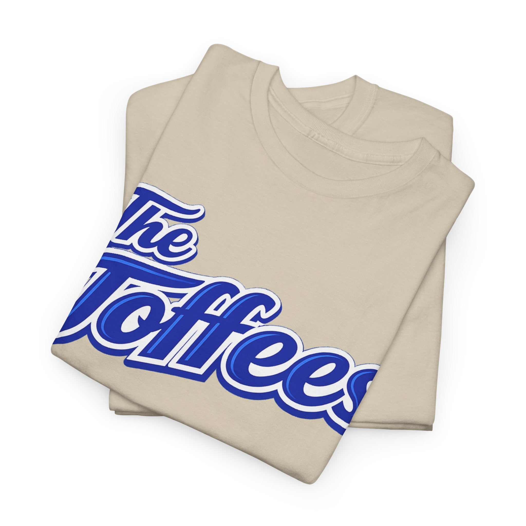 The Toffees Script Tee — Vintage Blue Logo T-Shirt