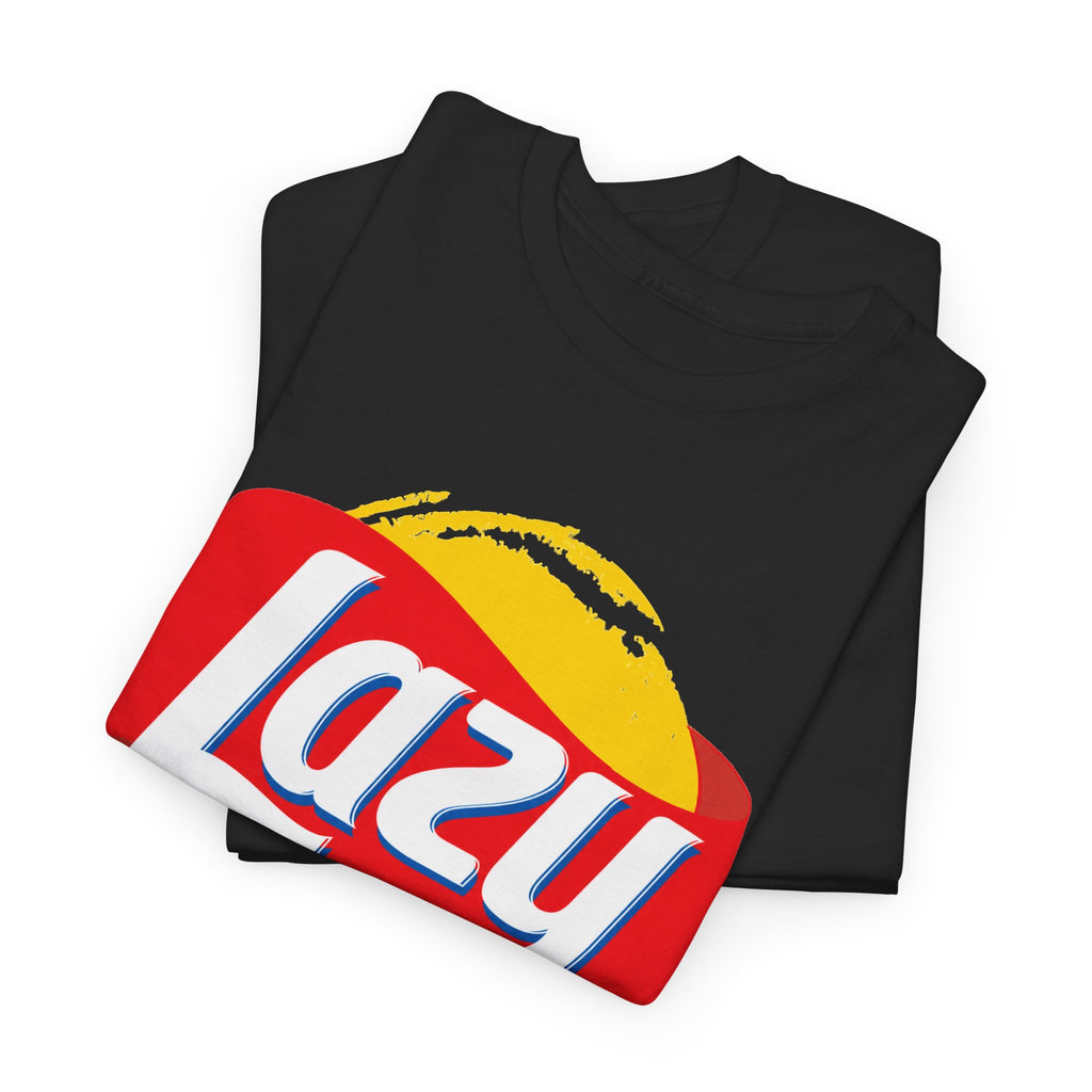 Lazy Logo T‑Shirt — Retro Snack-Inspired Graphic Tee