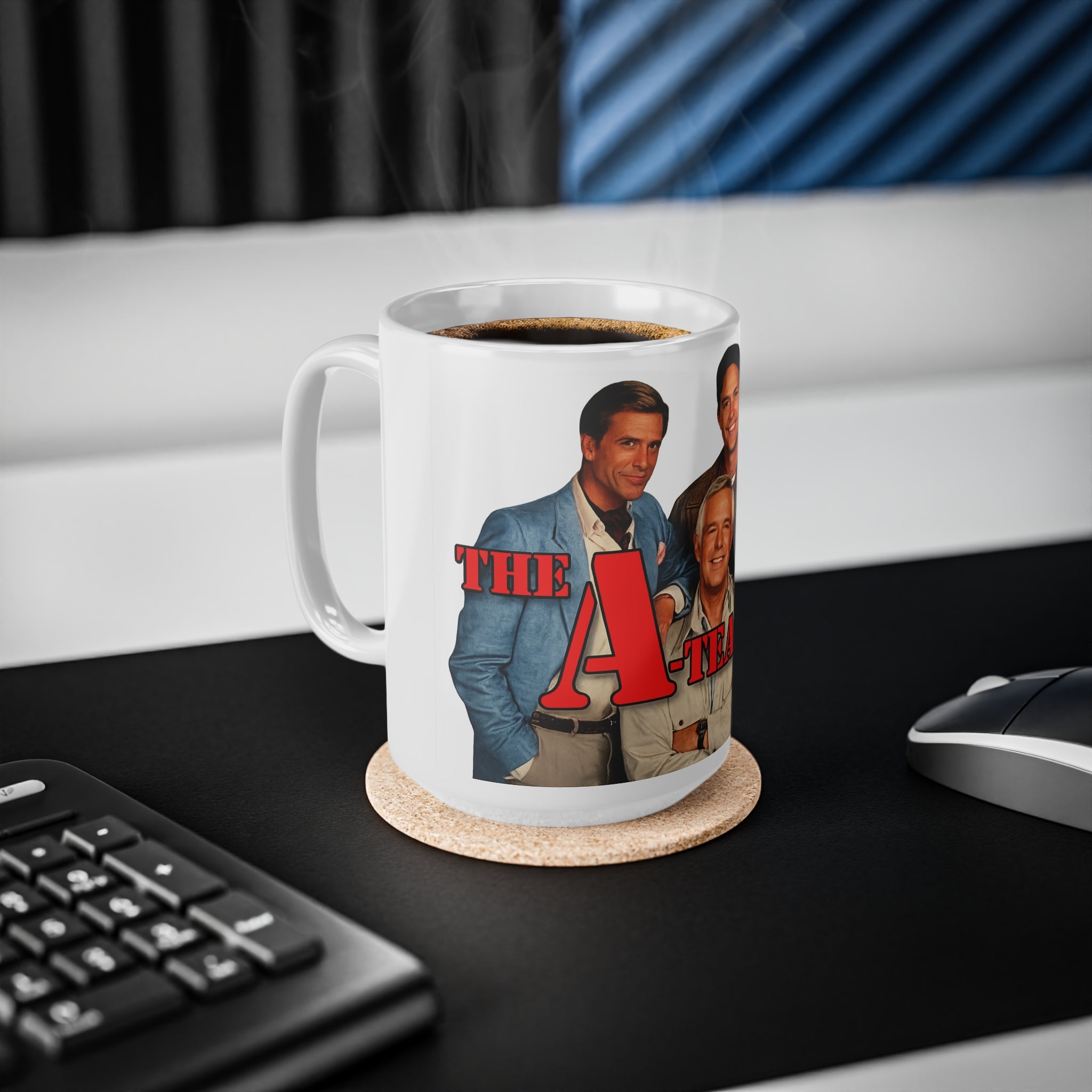 A-Team Retro Cast Ceramic Mug — Vintage 11oz & 15oz Coffee Cup