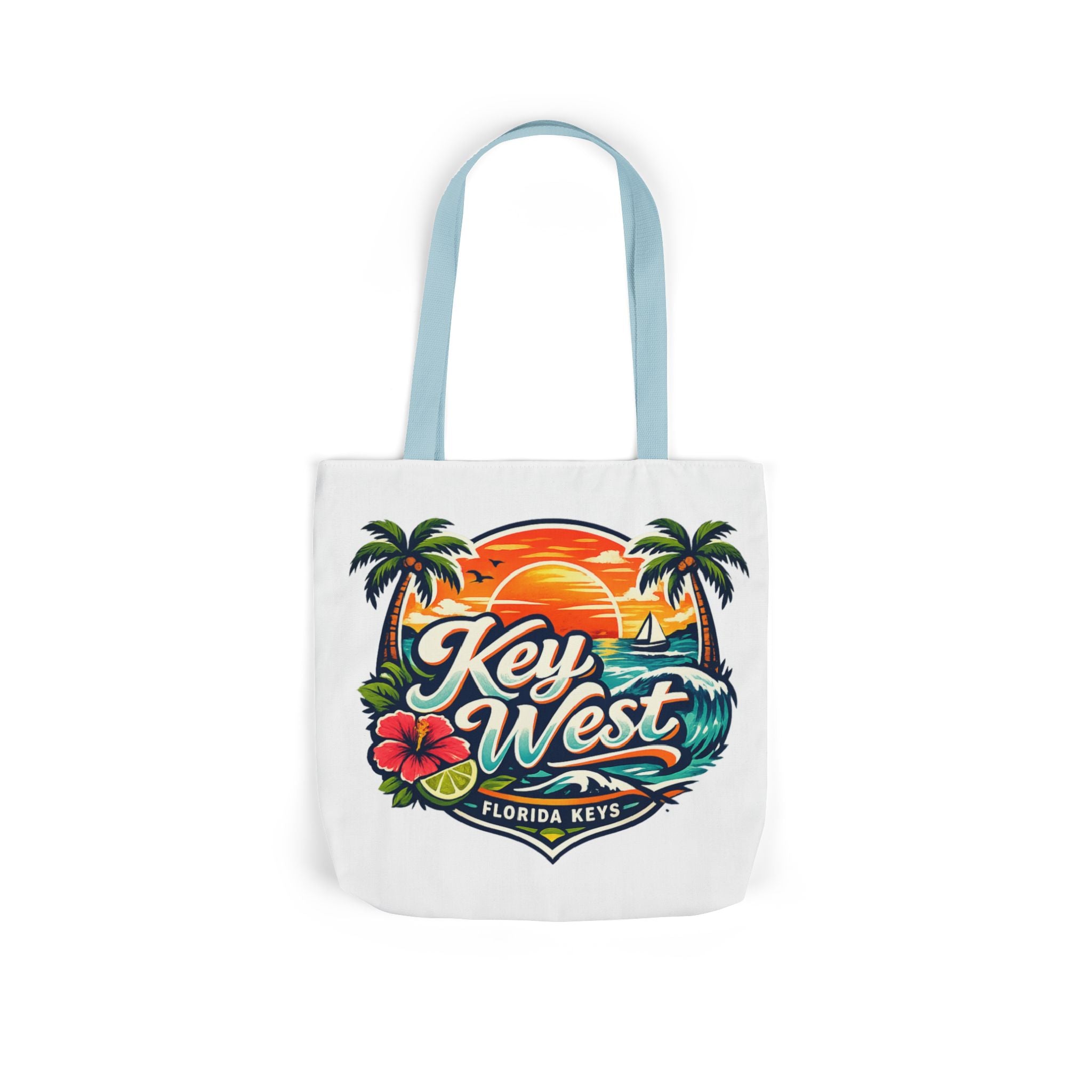 Key West Sunset Canvas Tote
