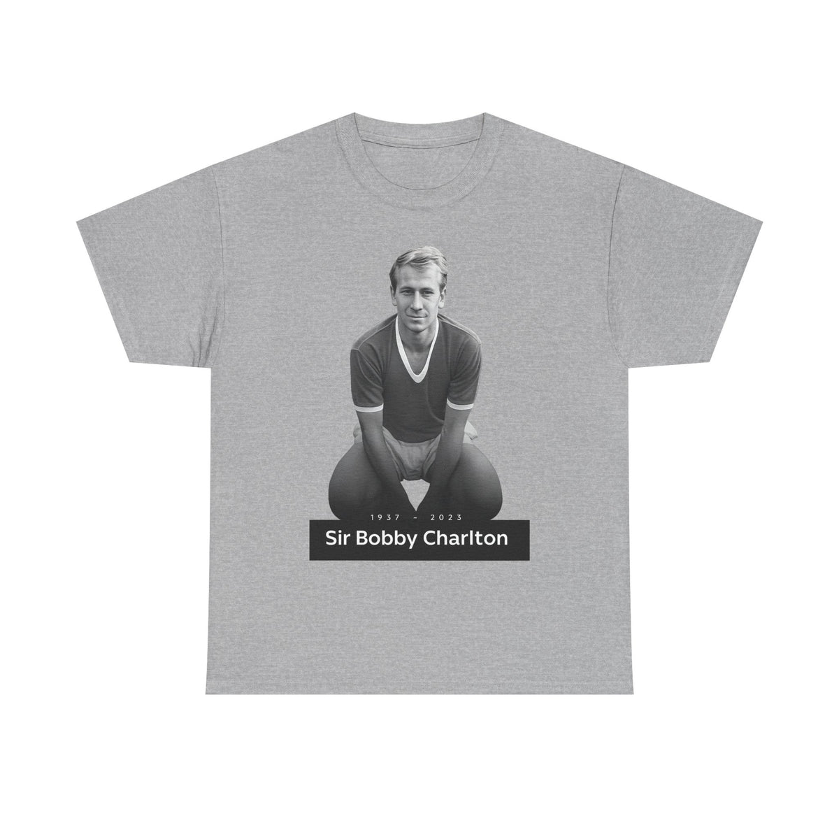 Sir Bobby Charlton Football Legend Cotton T‑Shirt