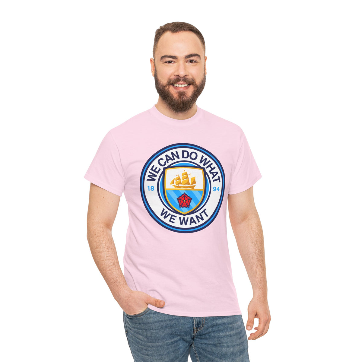 We Can Do What We Want Manchester  City Graphic Cotton T-Shirt