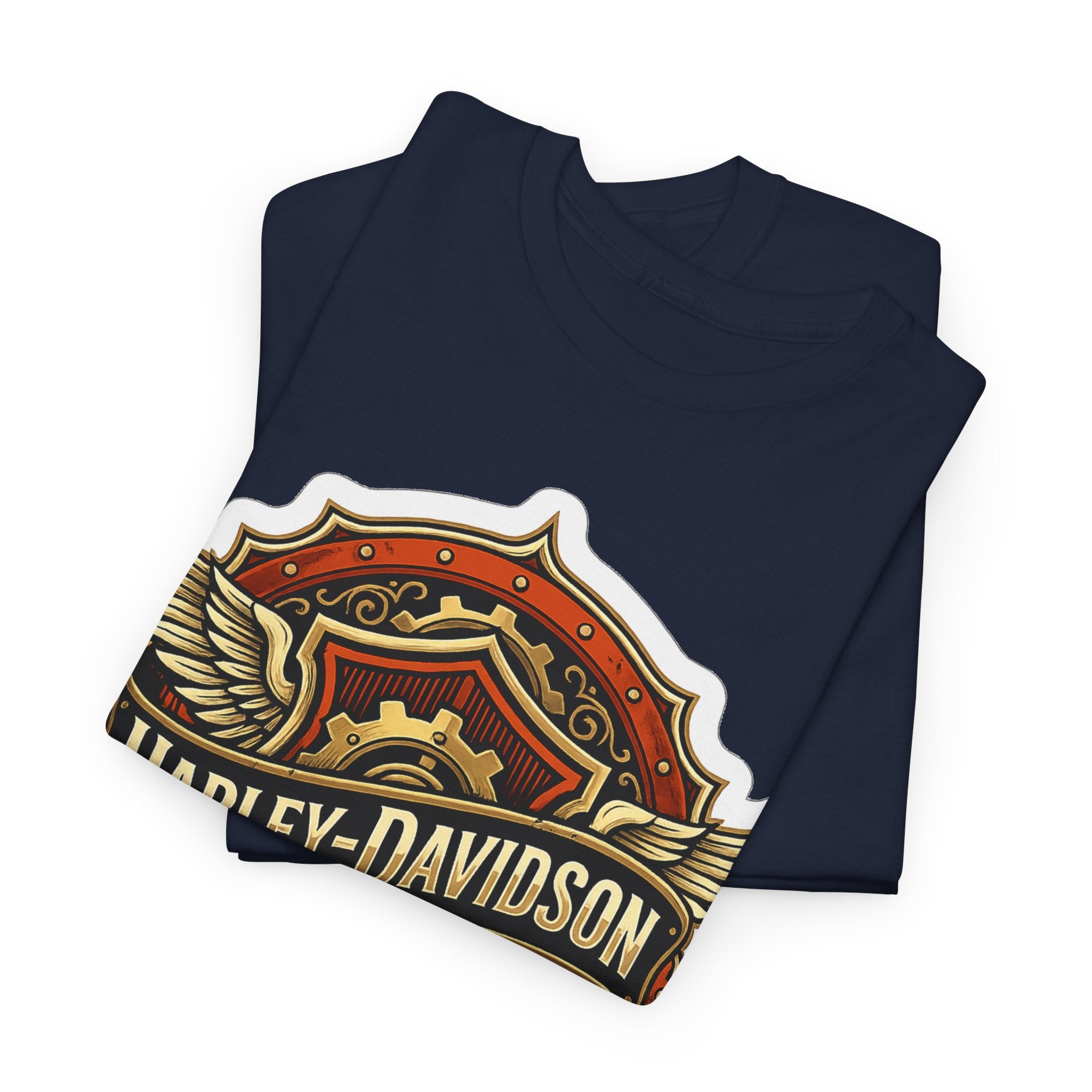 Harley-Davidson Flame Skull Inspired Cotton T-Shirt
